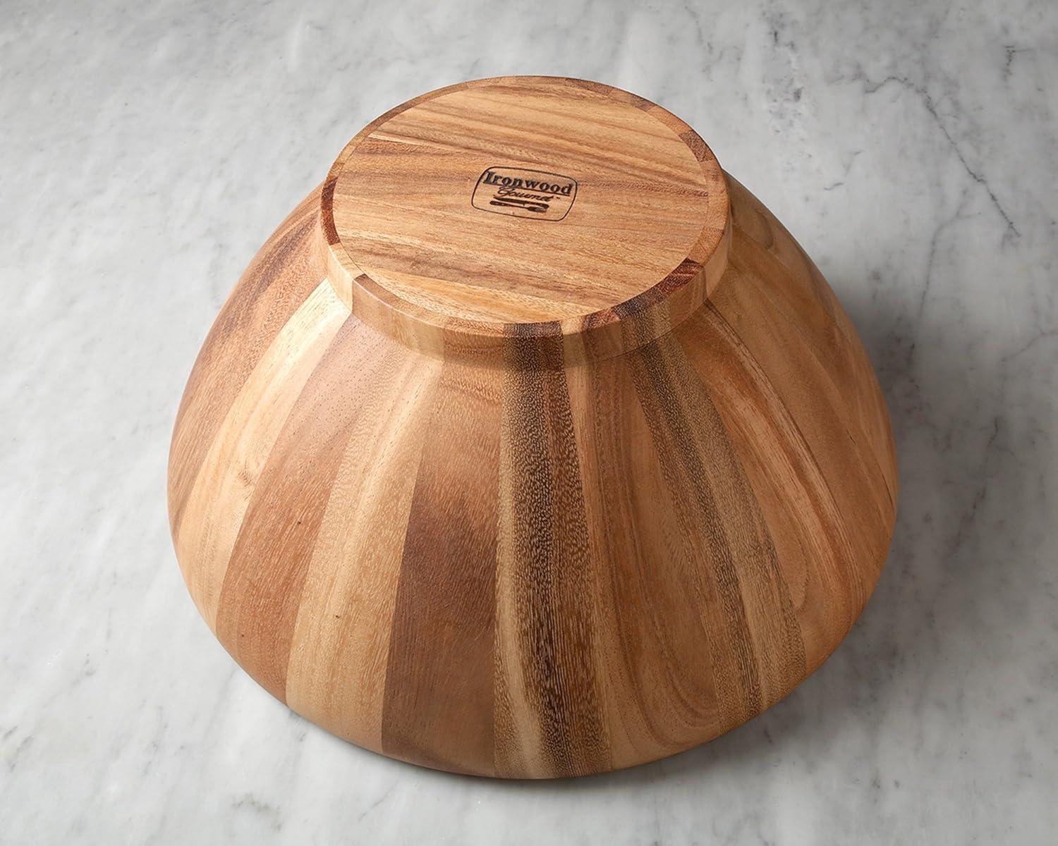 Ironwood Gourmet Gourmet Wood Salad Bowl