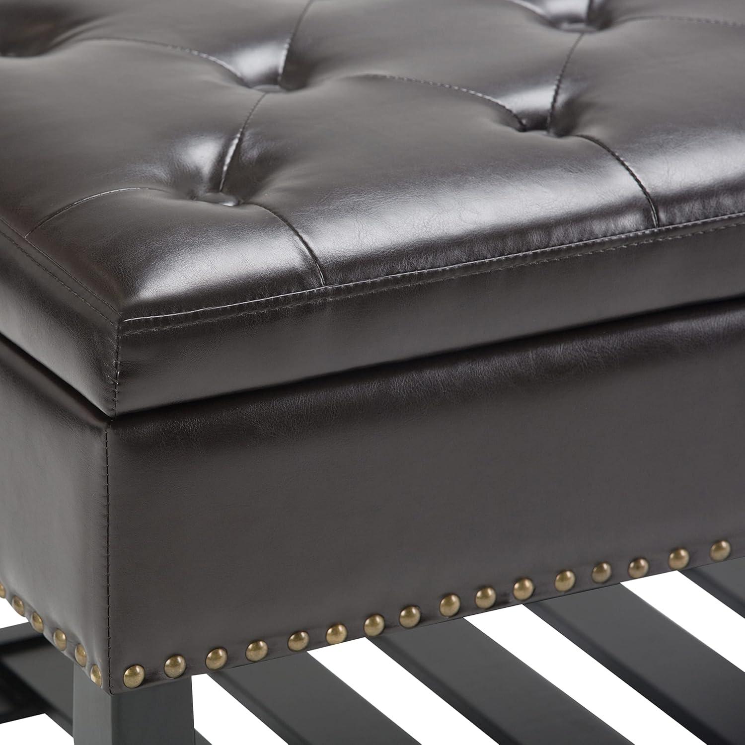 Lomond Faux Leather Upholstered Storage Bench
