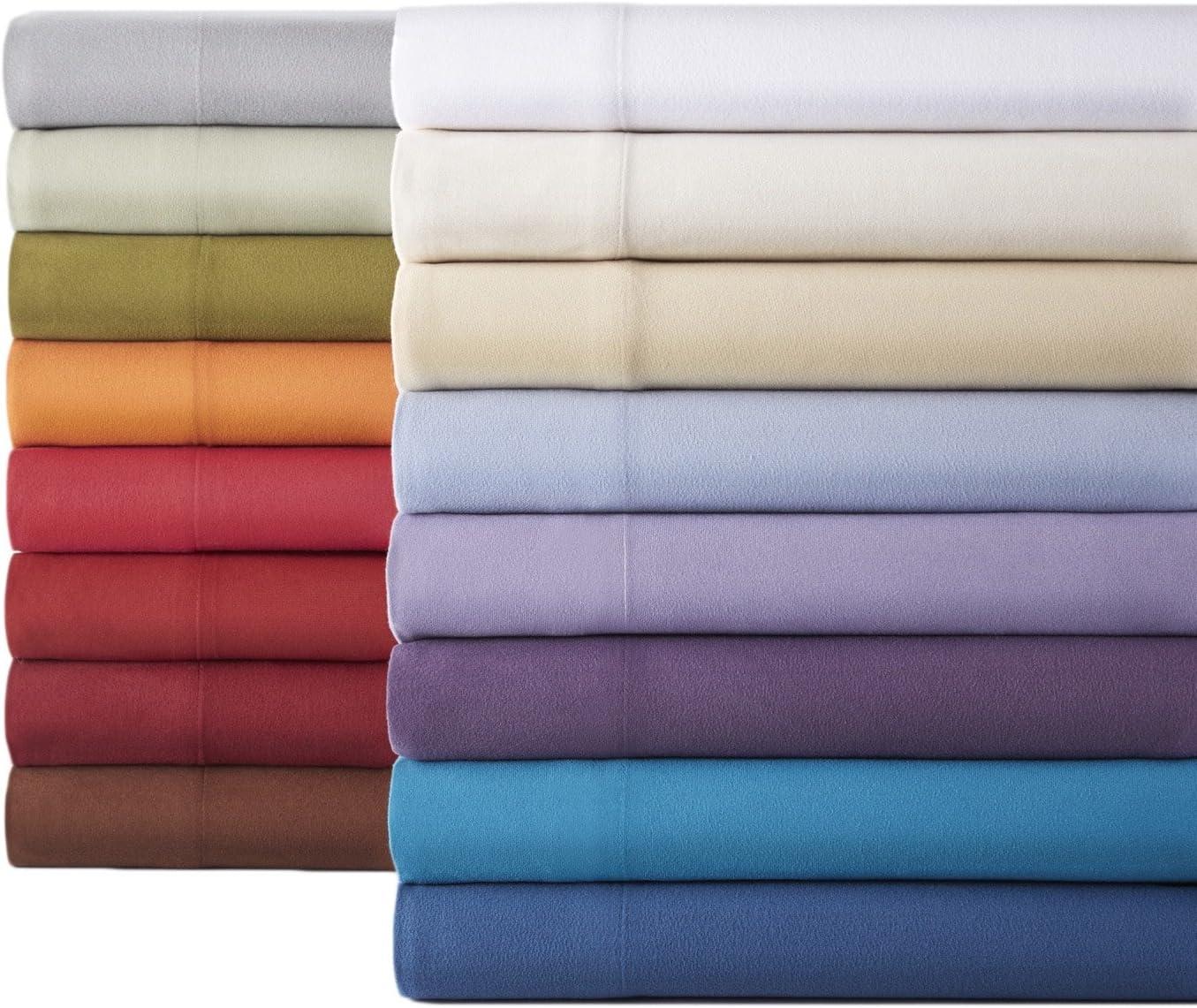 Micro Flannel® Micro Flannel® Solid Color Deep-Pocket Sheet Set