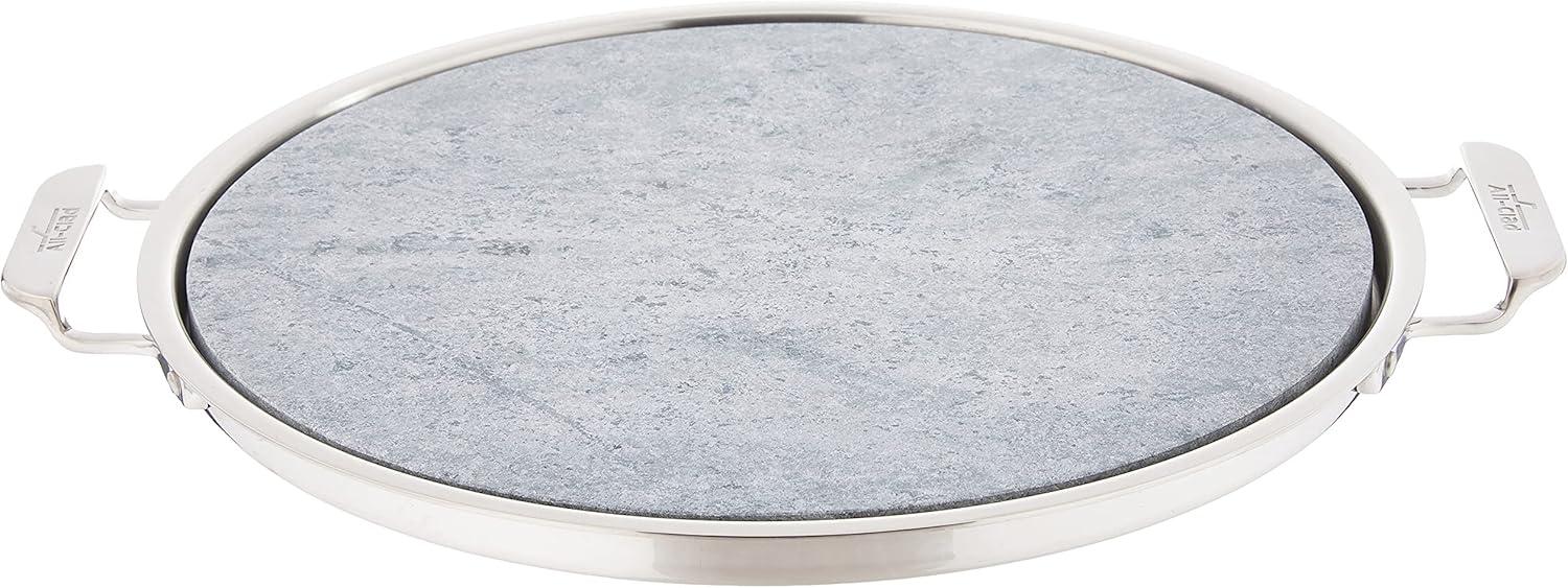 All-Clad Gourmet Accessories, 13-inch Pizza Baker Stone with Serving Tray & Pizza Cutter