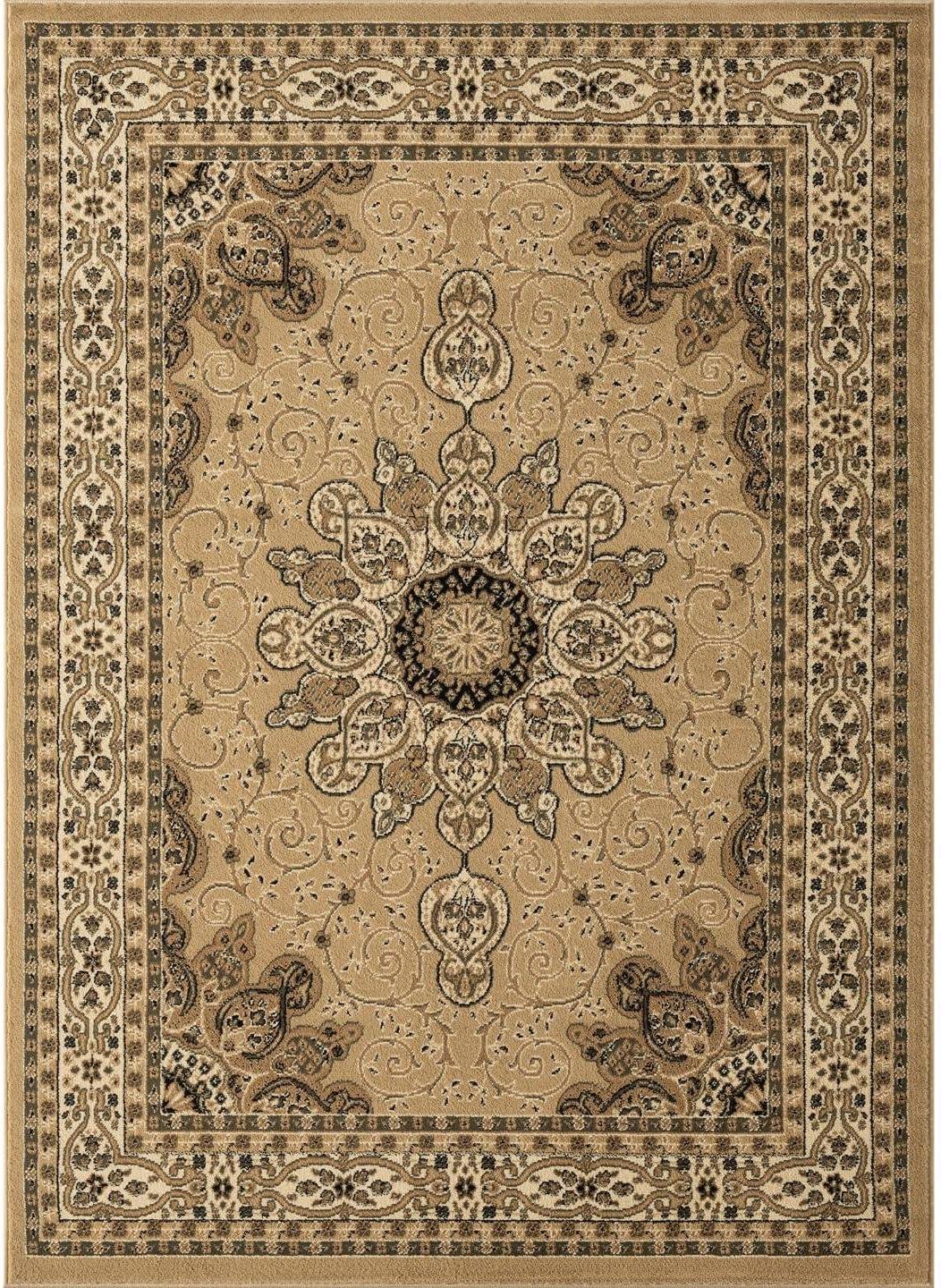 Luxe Weavers Oriental Floral Medallion Rug