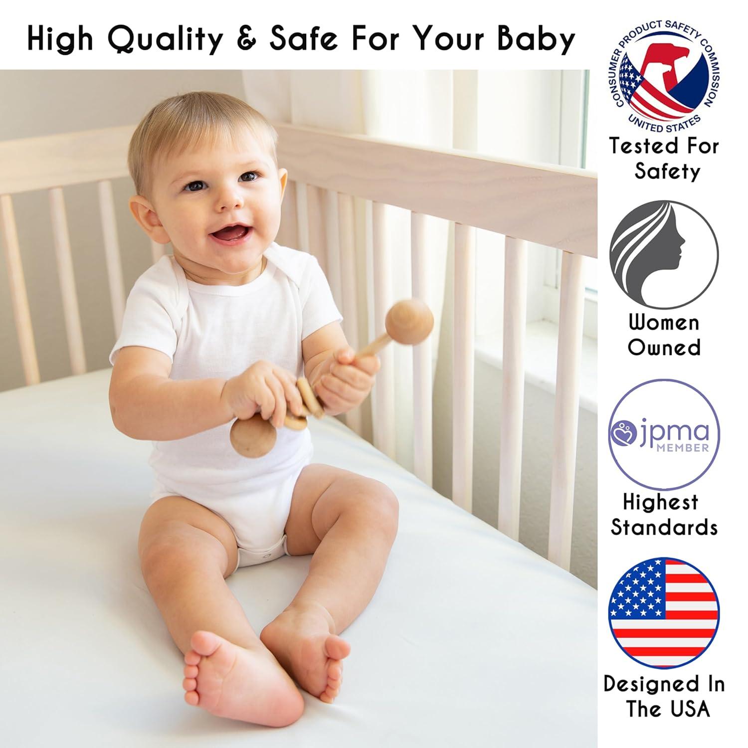 Sweet Jojo Designs Boy or Girl Gender Neutral Unisex Baby Crib Bedding Set - Bohemian Fringe Collection 4pc