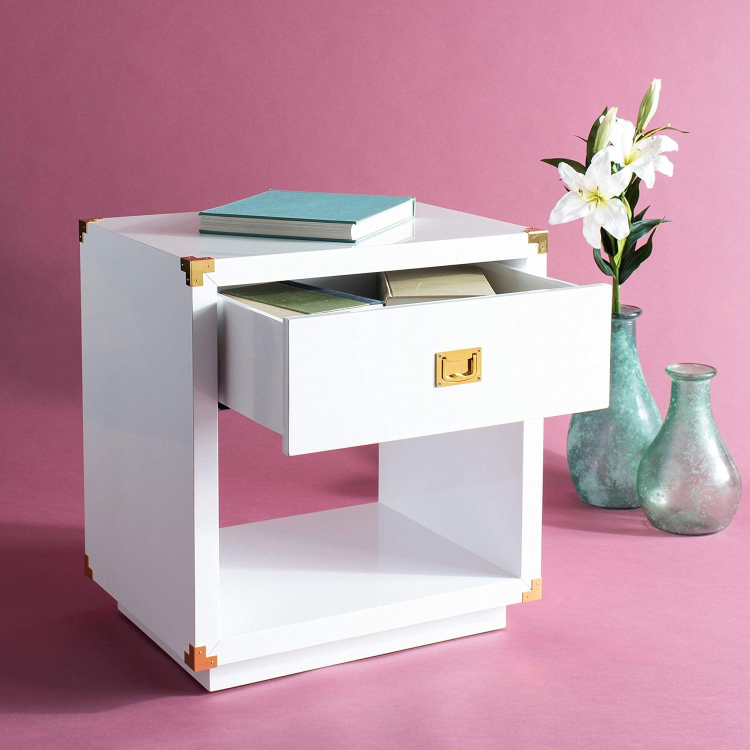Safavieh Couture Lella End Table with Storage