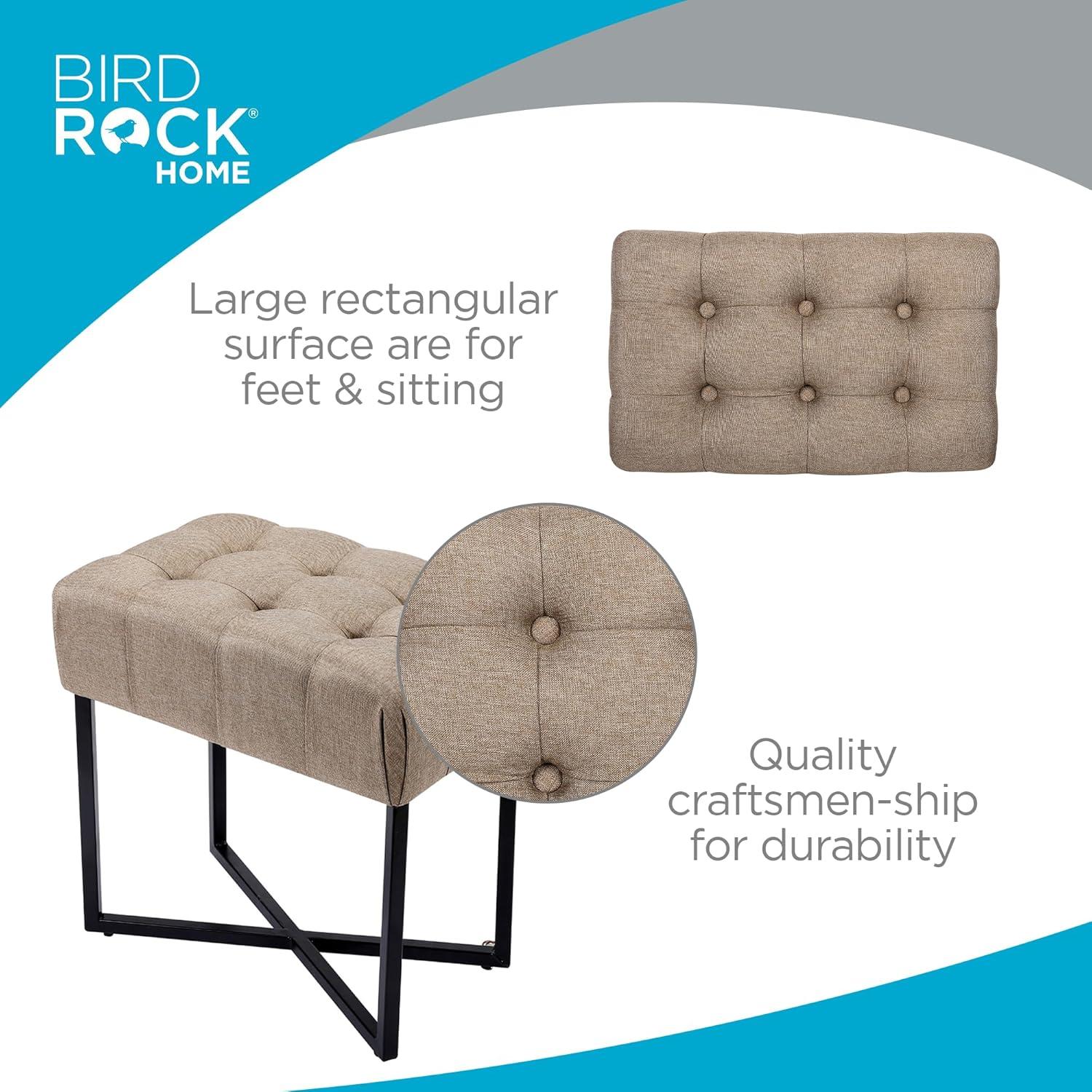 BirdRock Home Upholstered Ottoman