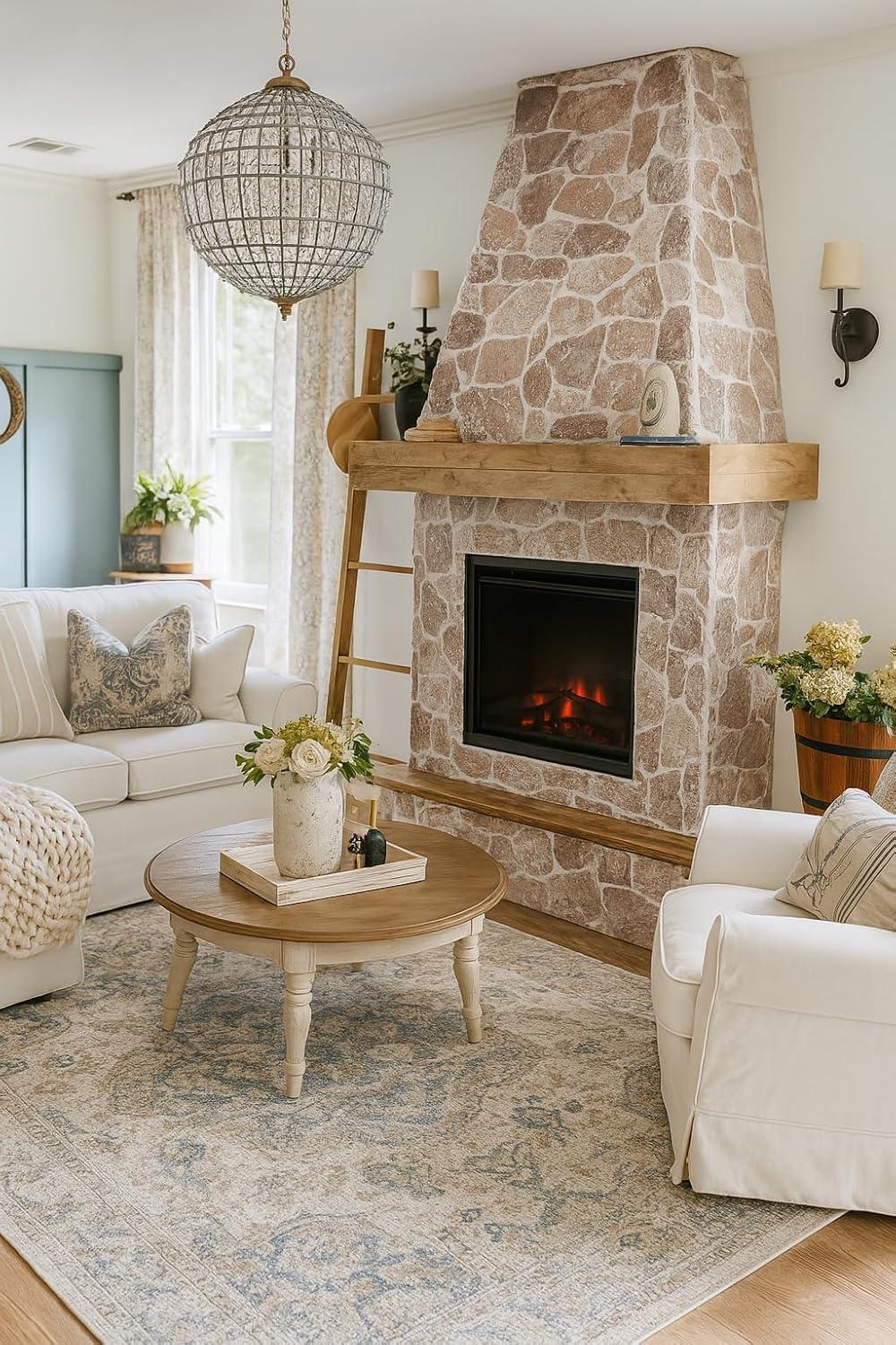 Adarrion Retro-Art 3D Wall Panels | Wild Stone | 38.7" x 25" | 33.59 sq.ft