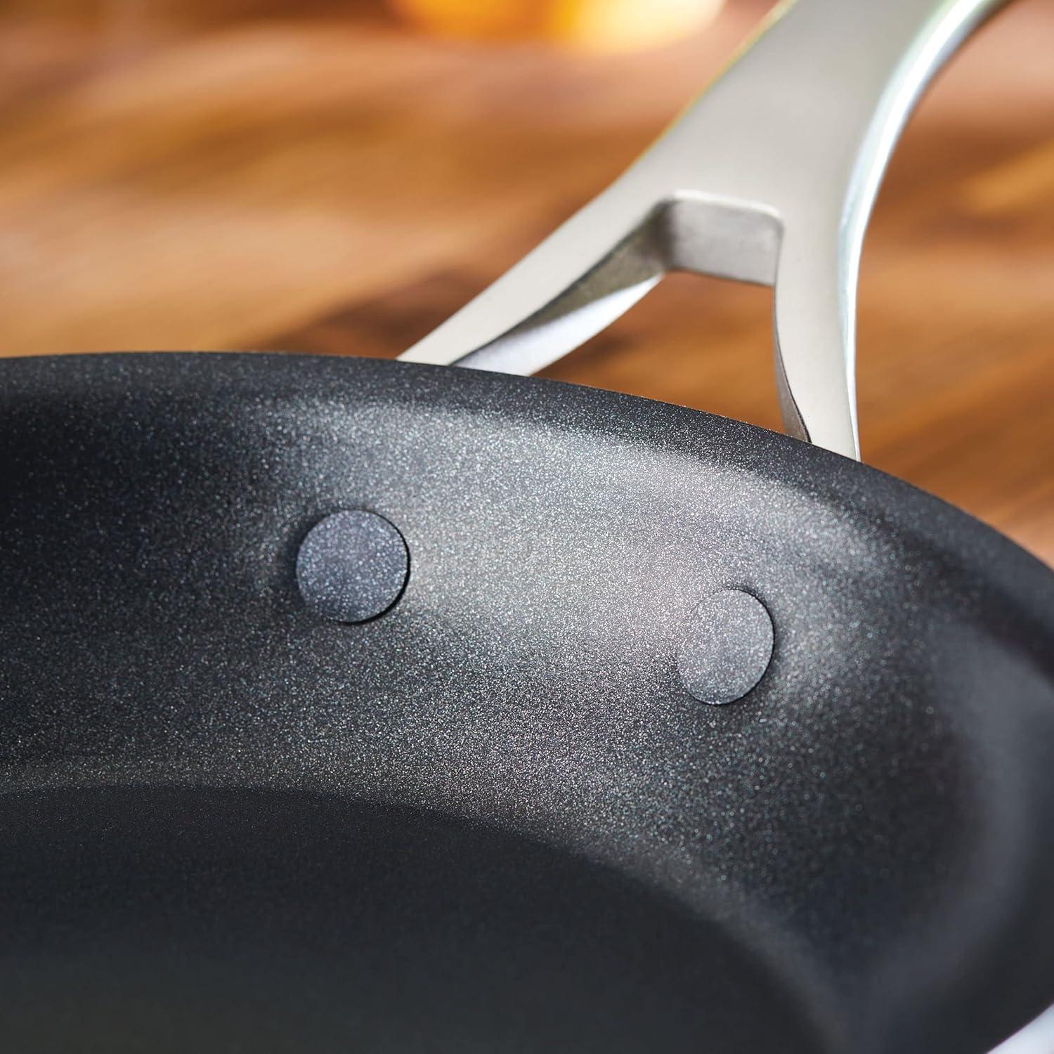 Onyx Black 12-Inch Hard-Anodized Nonstick Stir Fry Pan