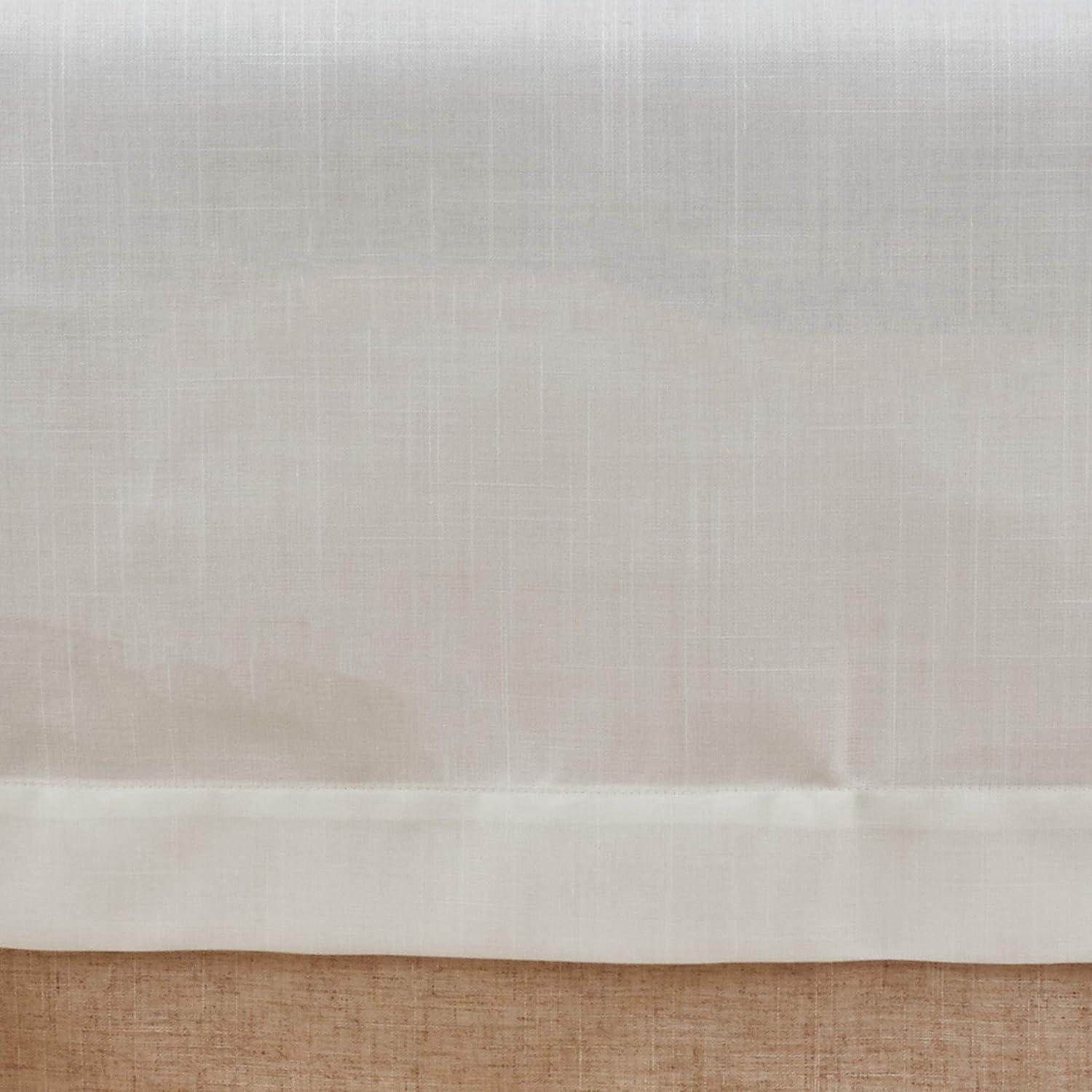 SARO 1982.I67S 67 in. Square Layered Design Tablecloth - Ivory
