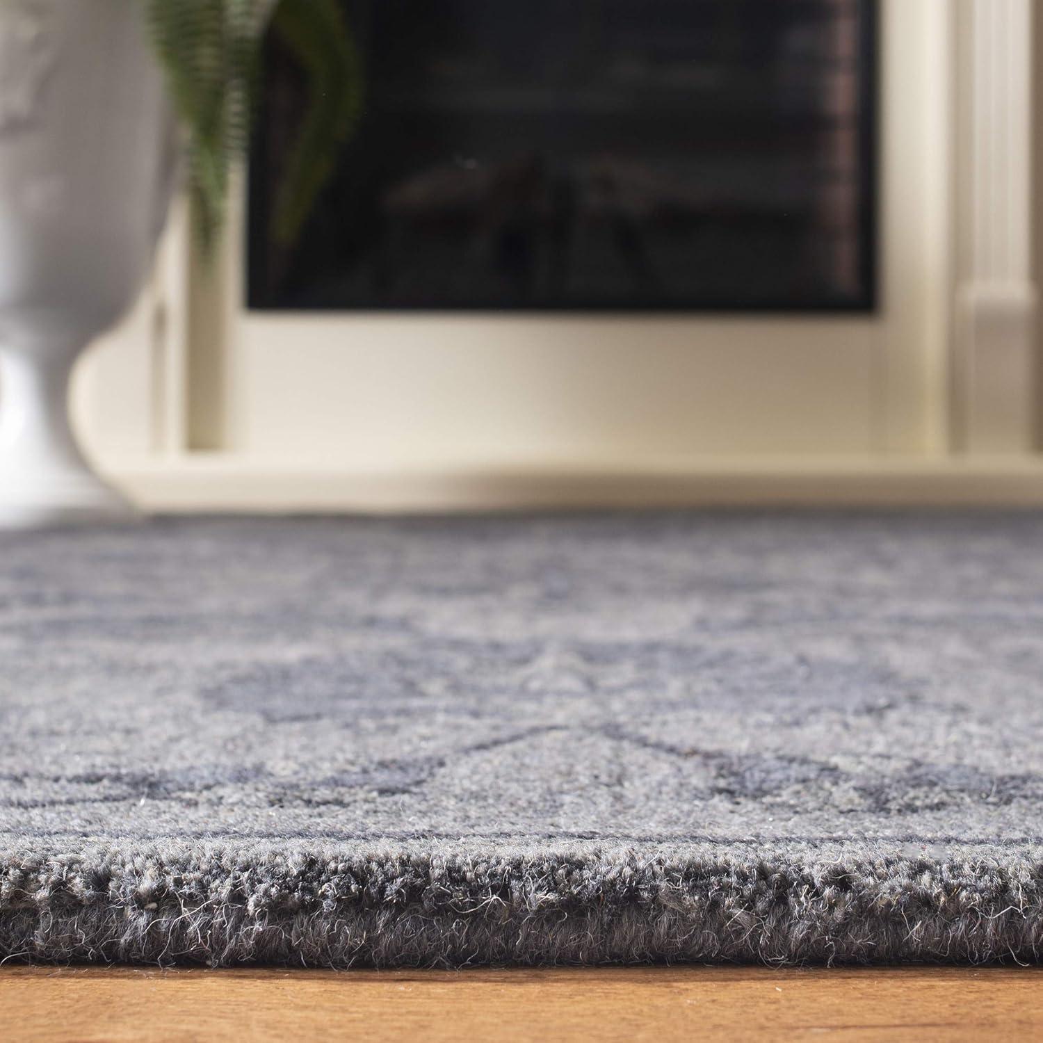 Antiquity AT824 Hand Tufted Indoor Area Rug - Grey/Multi - 7'6"x9'6" - Safavieh