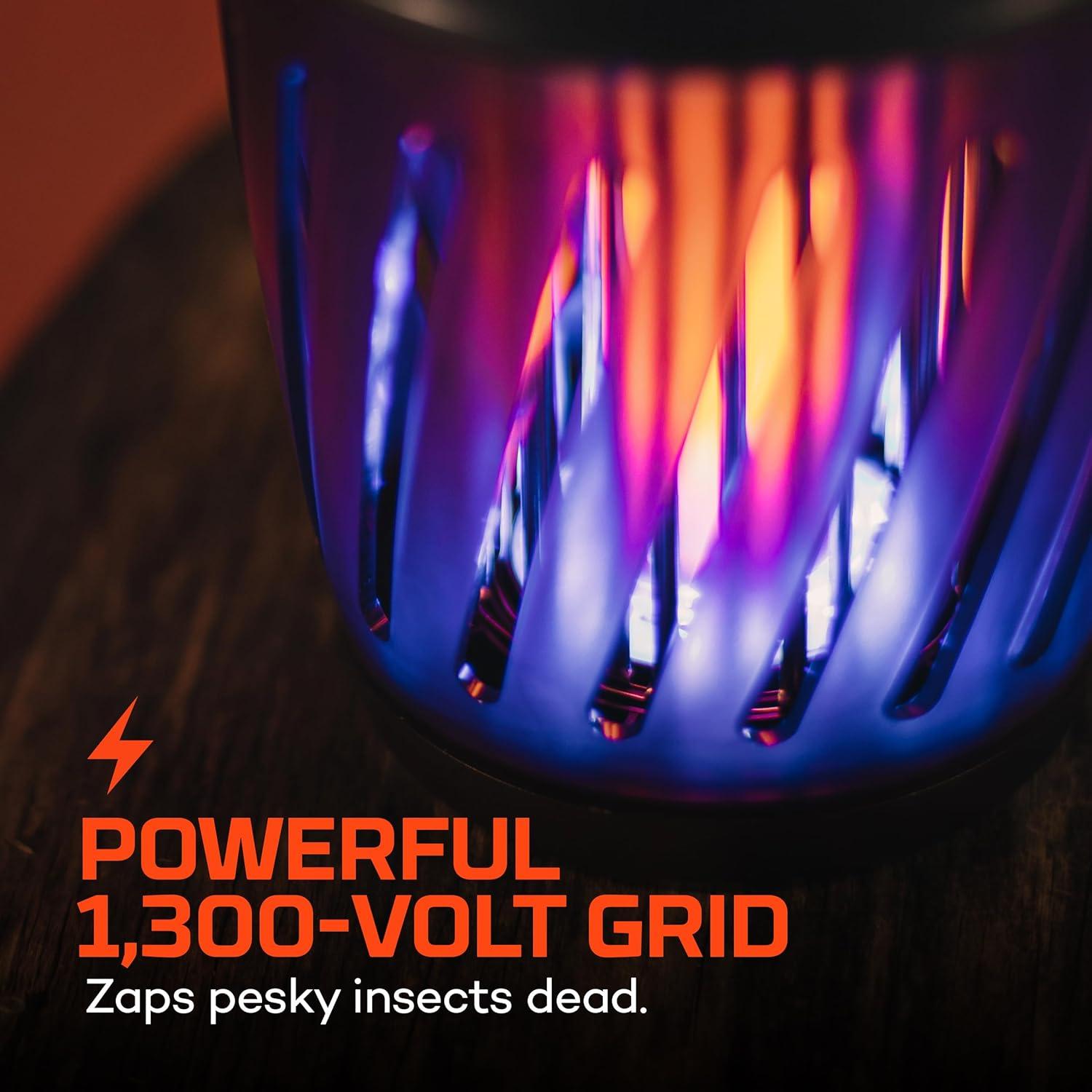 Nebo 3.7V Lithium-Ion Battery Led Solar Torch Zapper And Lantern