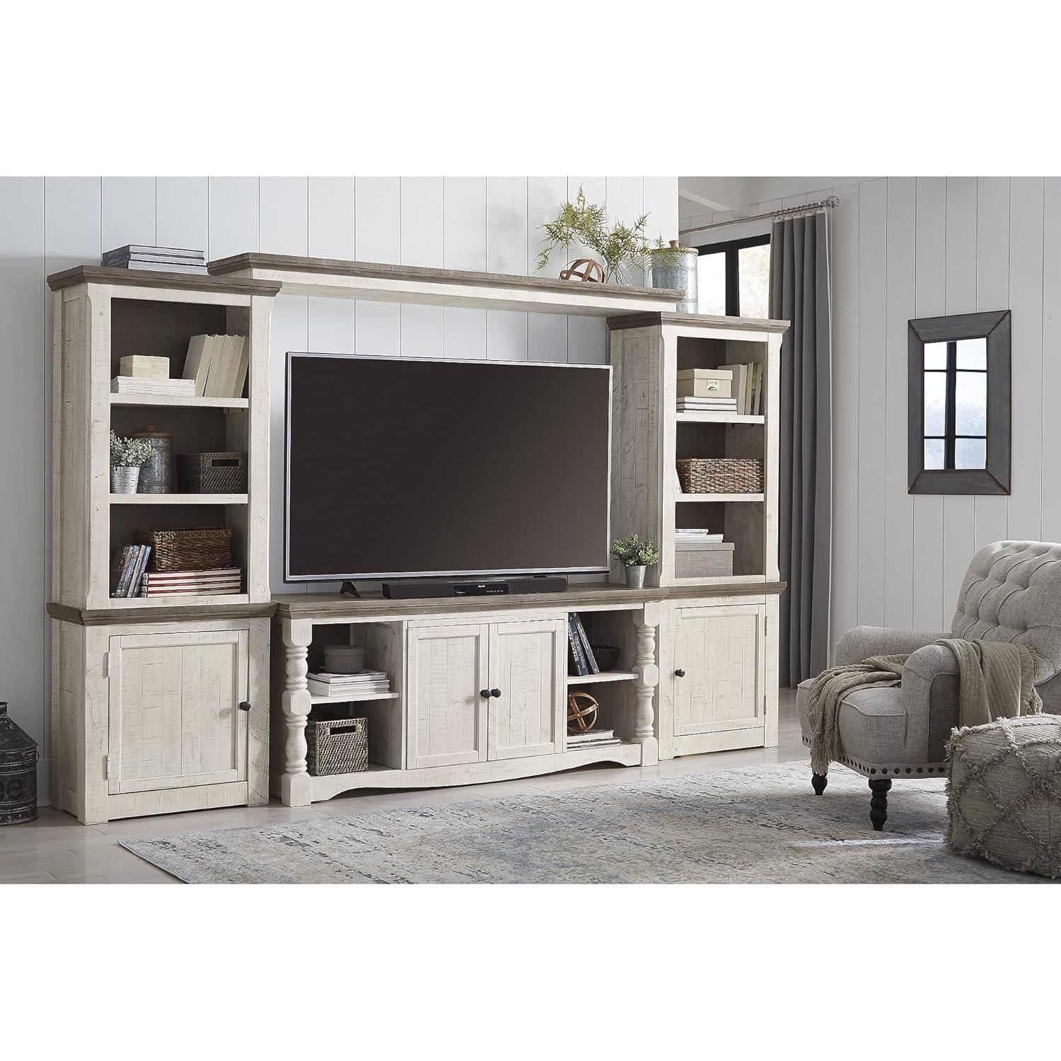 Signature Design by Ashley Casual Havalance Right Pier Cabinet  Two-tone