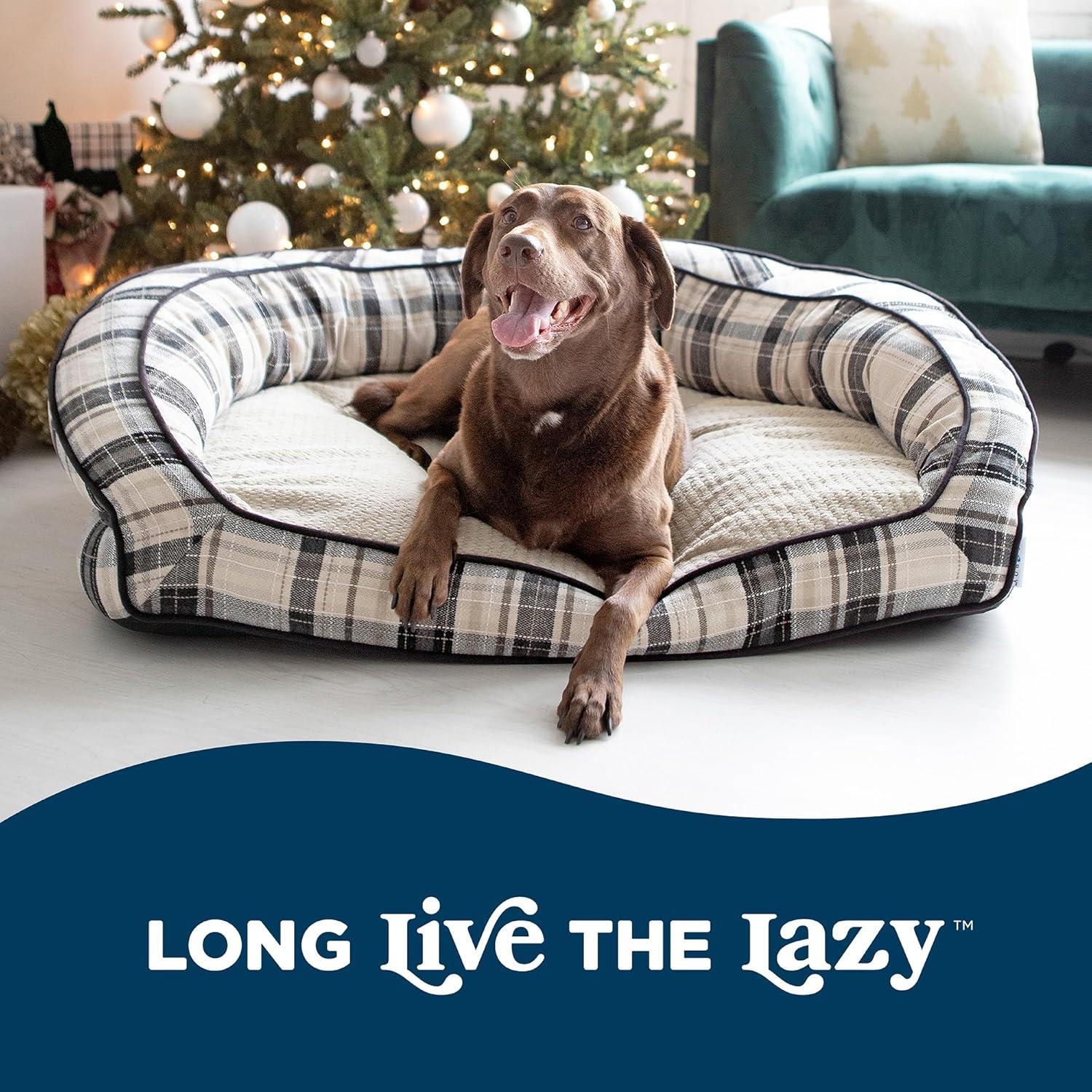 La-Z-Boy Petmate La-Z-Boy Tucker Sofa Bed Dog Bed For Dogs up to 50lbs with Durable Removable High Quality Washable Cover