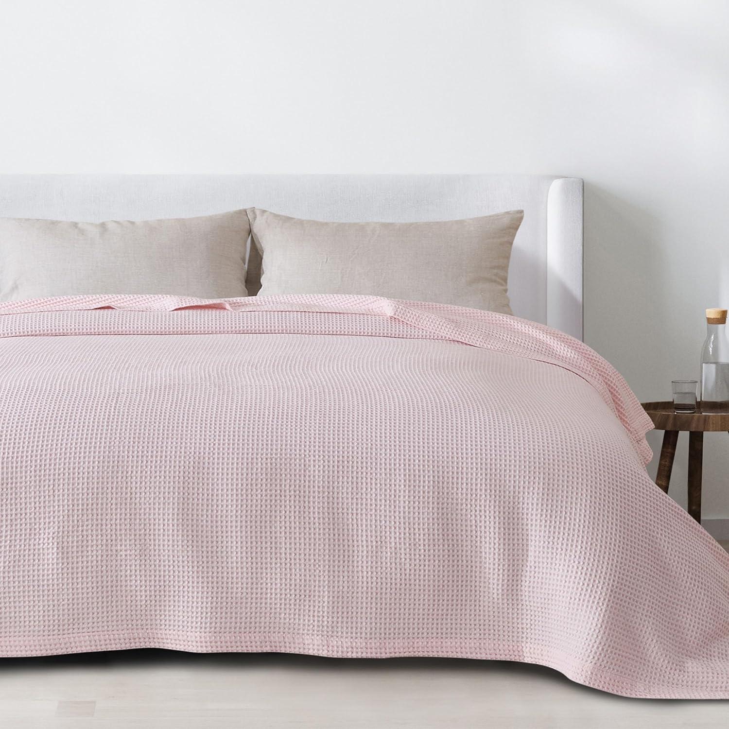 100% Cotton Waffle Weave Blanket