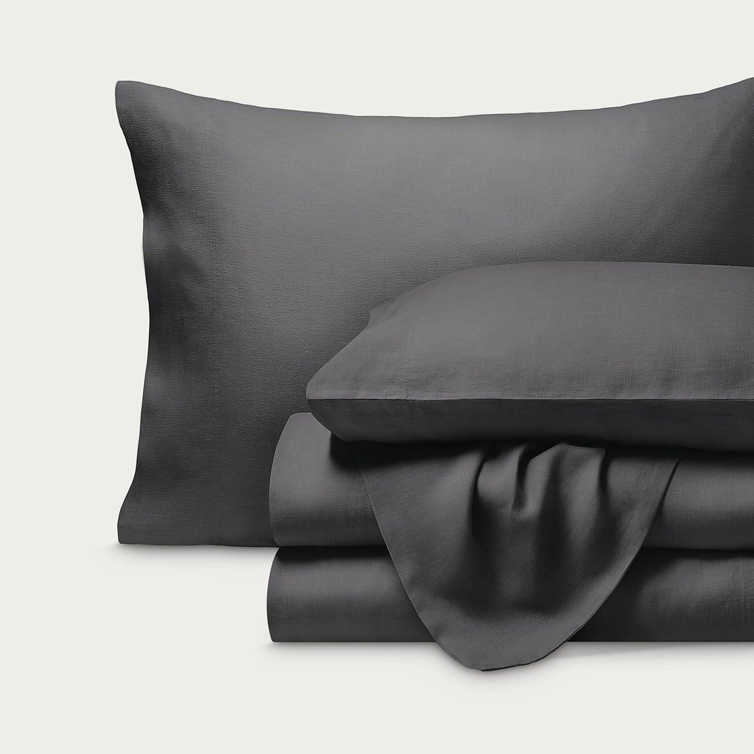 Bare Home 100% Linen Sheet Set