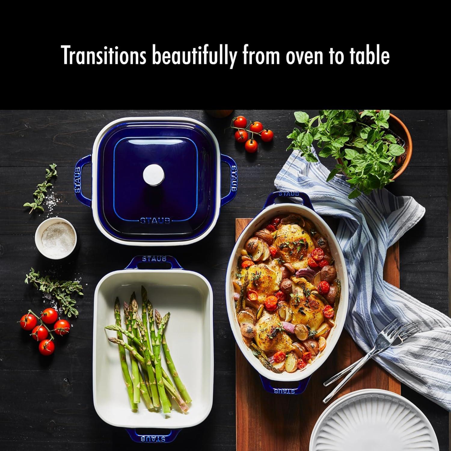 Staub ® Dark Blue 4-Piece Baking Set