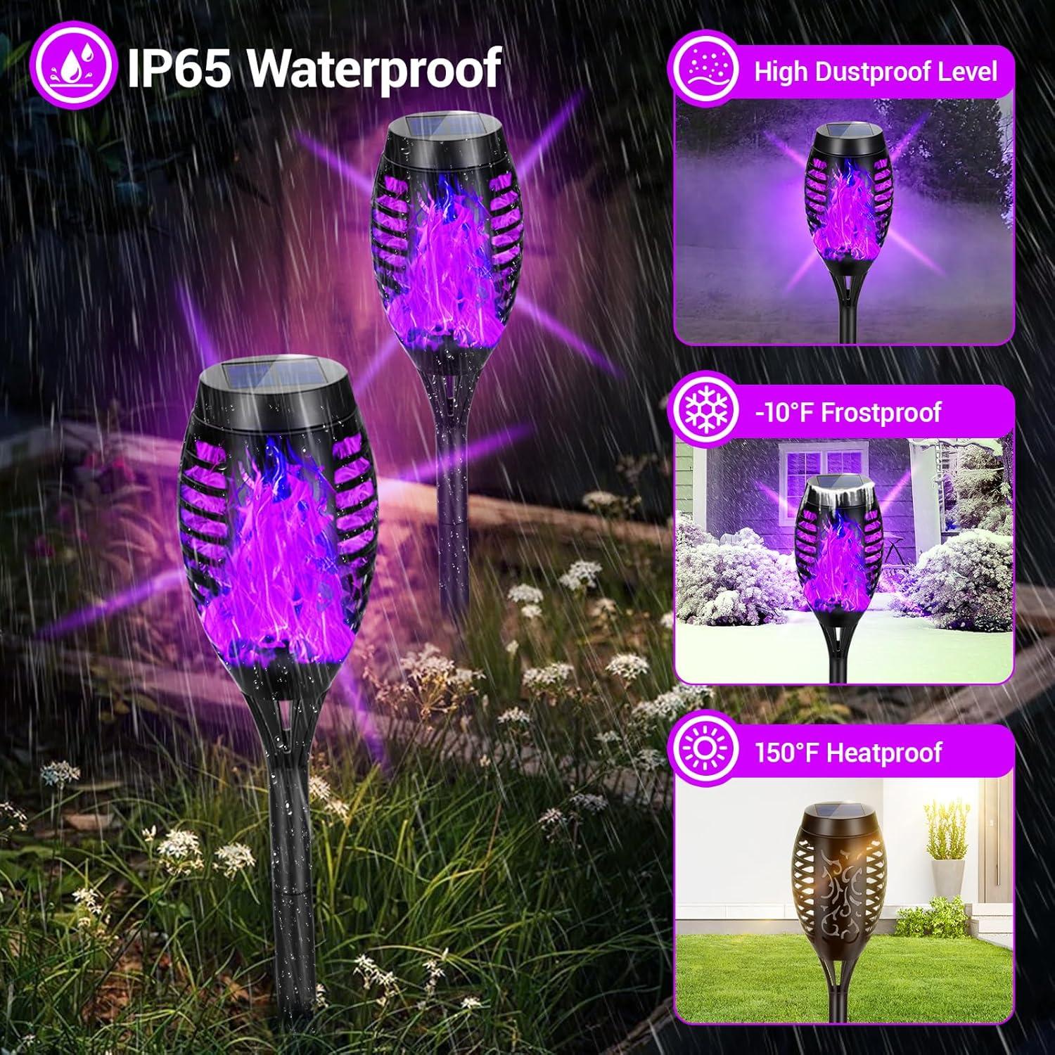 The Holiday Aisle® 8 Pack Halloween Decorations Outdoor, Halloween Solar Lights for Halloween Decor