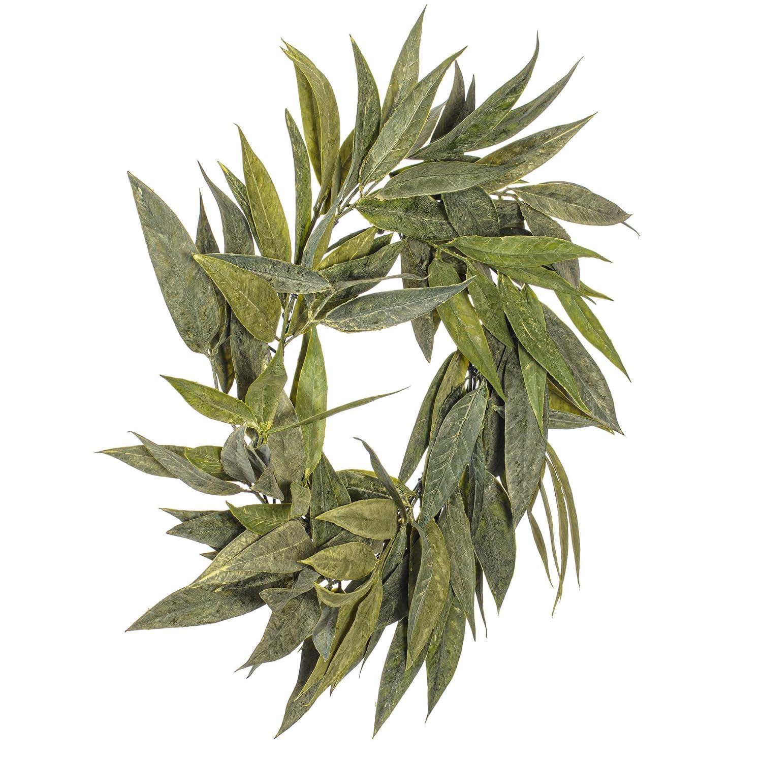 Primrue Faux Mixed Assortment Plastic 24'' Wreath