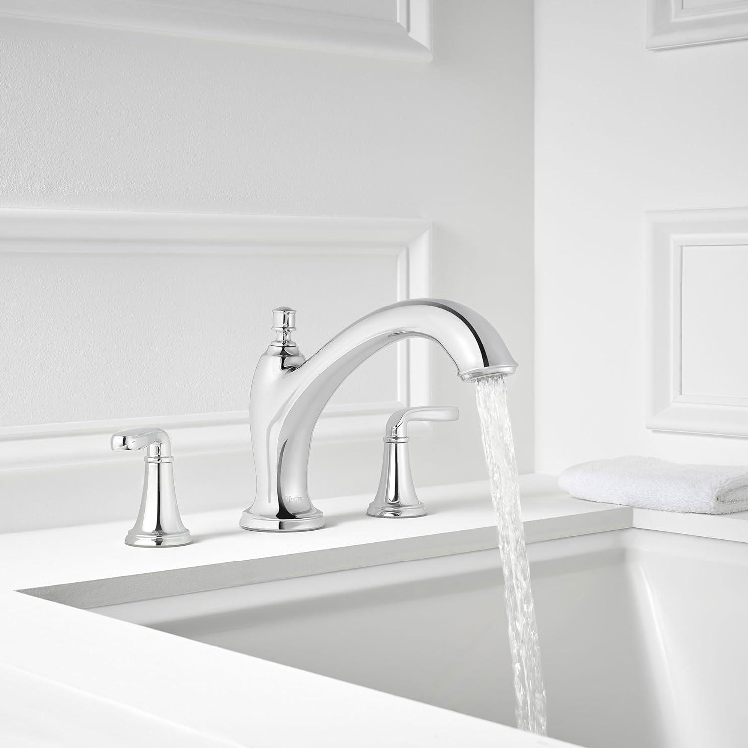 Northcott Double Handle Deck Mounted Roman Tub Faucet