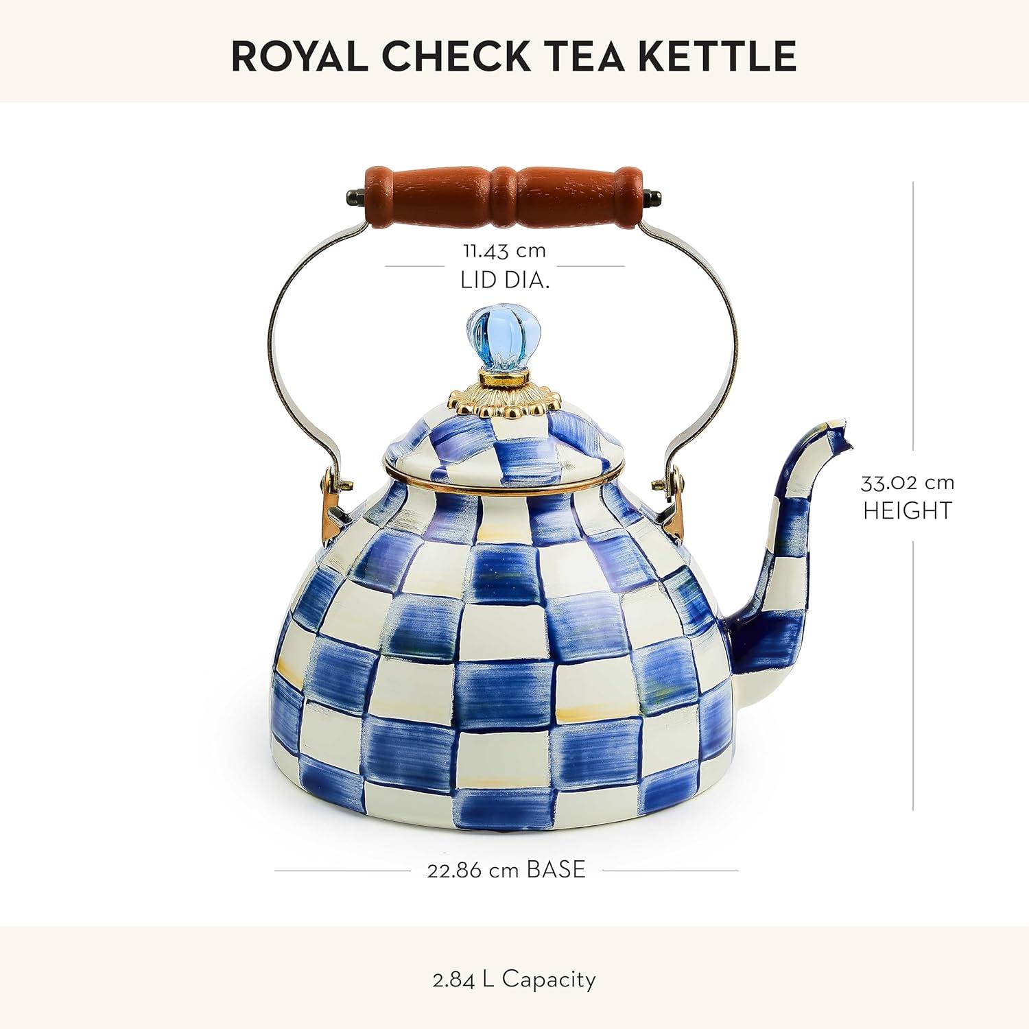 MacKenzie-Childs Royal Check® Tea Kettle
