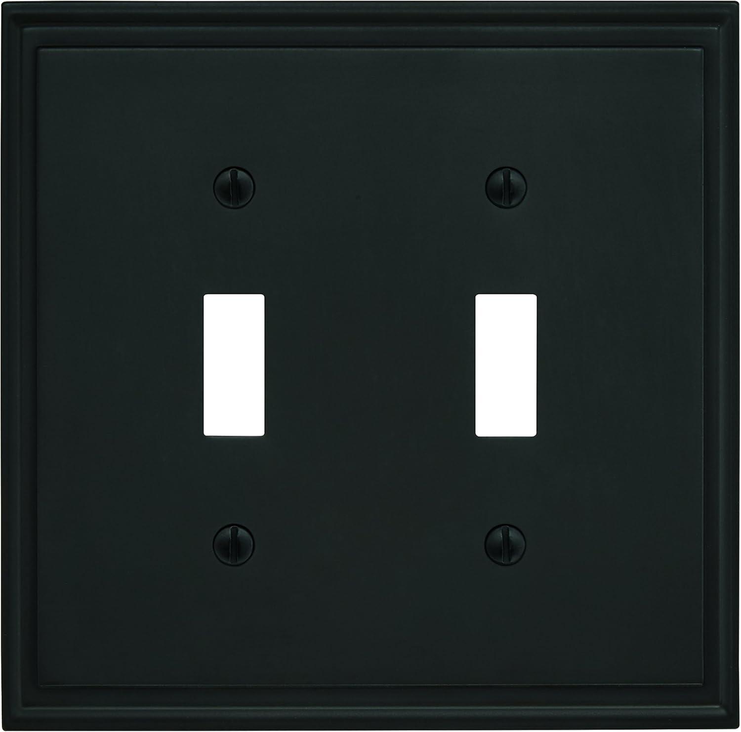 Mulholland 2-Gang Toggle Light Switch Wall Plate