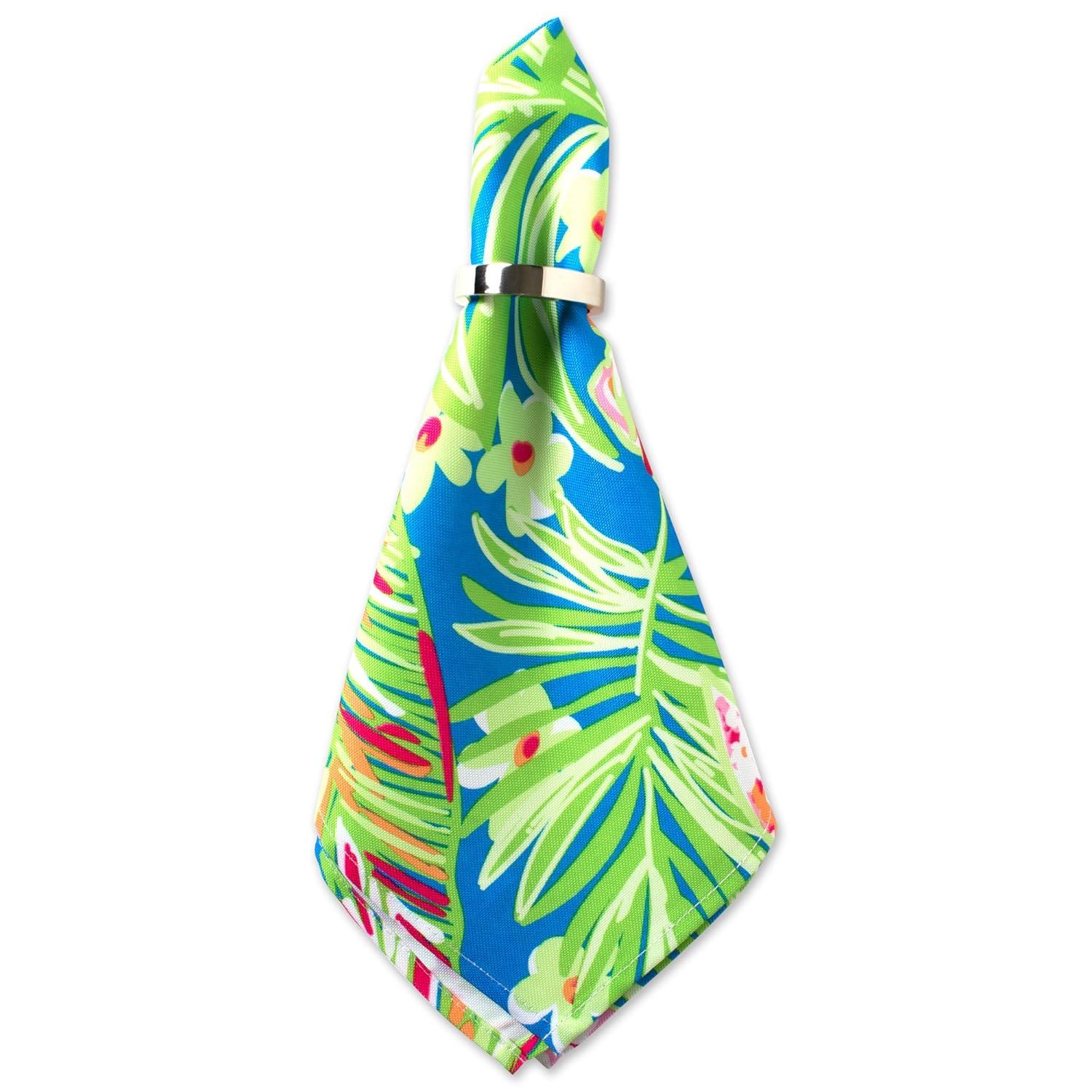Design Imports Summer Floral Print Outdoor Napkin (Set Of 6)