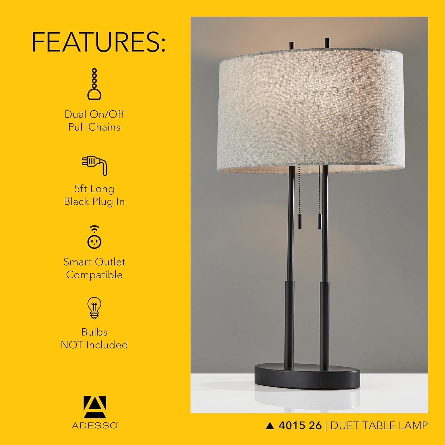 Tuppence Metal Table Lamp (27")
