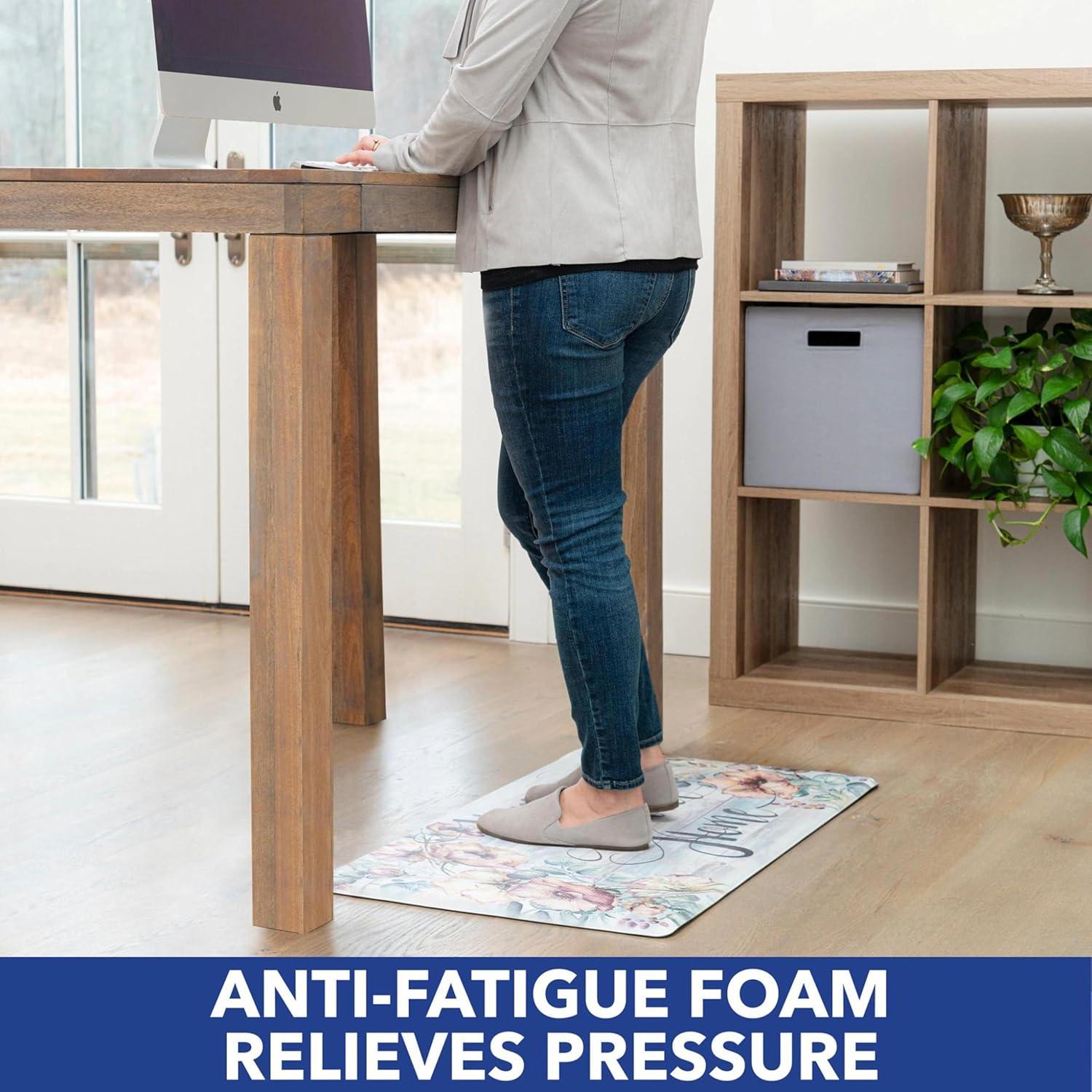 SoHome Cozy Living Home Sweet Home Floral Anti-Fatigue Mat