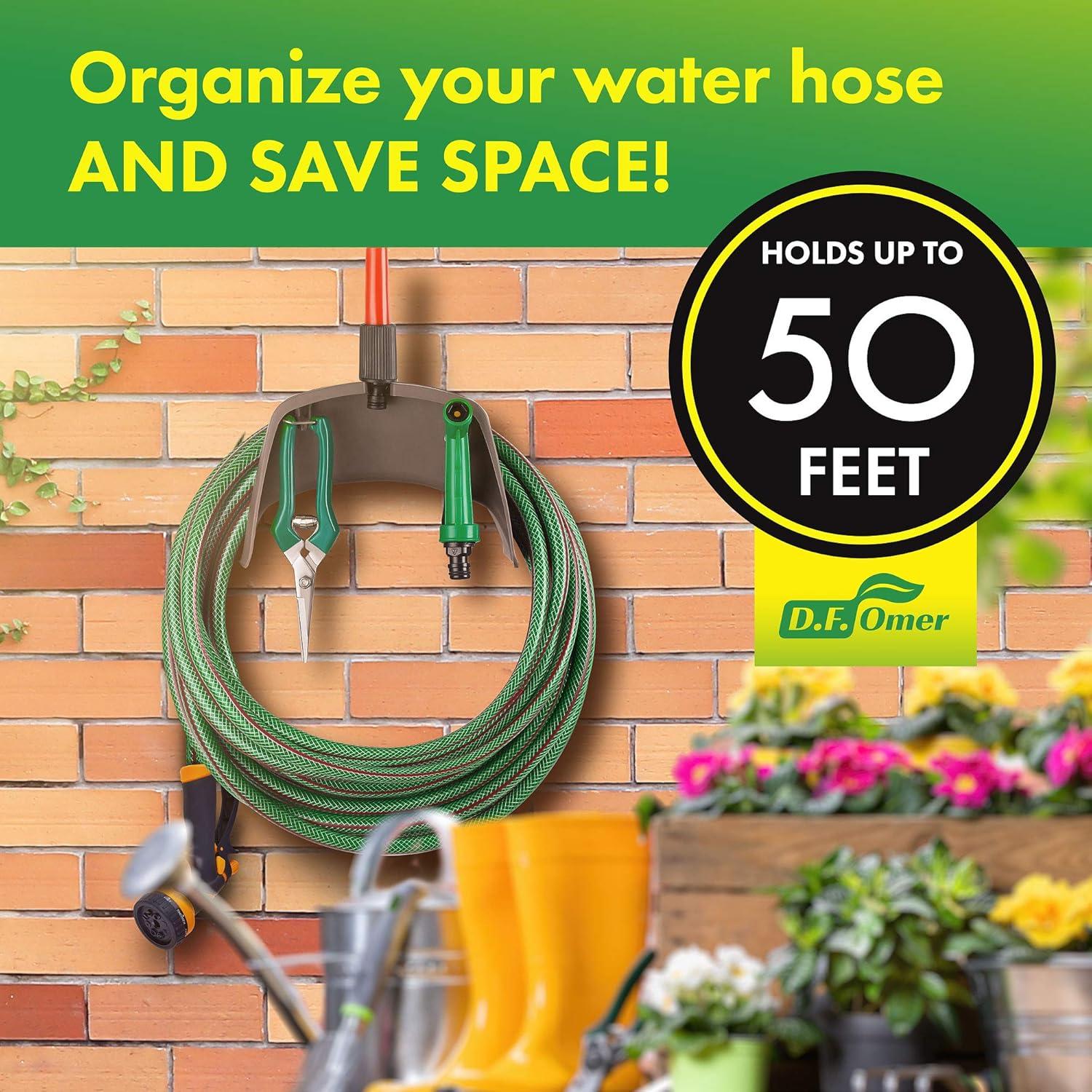 D.F. Omer Plastic Wall Hose Holder