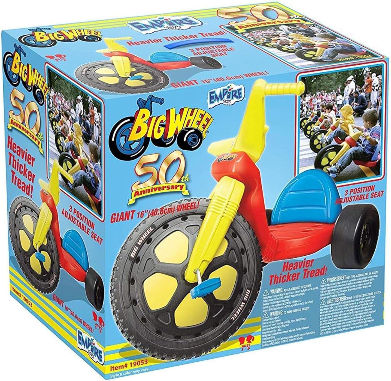 Opportunity Mart The Original Big Wheel 50th Anniversary Ride-On Toy For Kids | 16 Inches