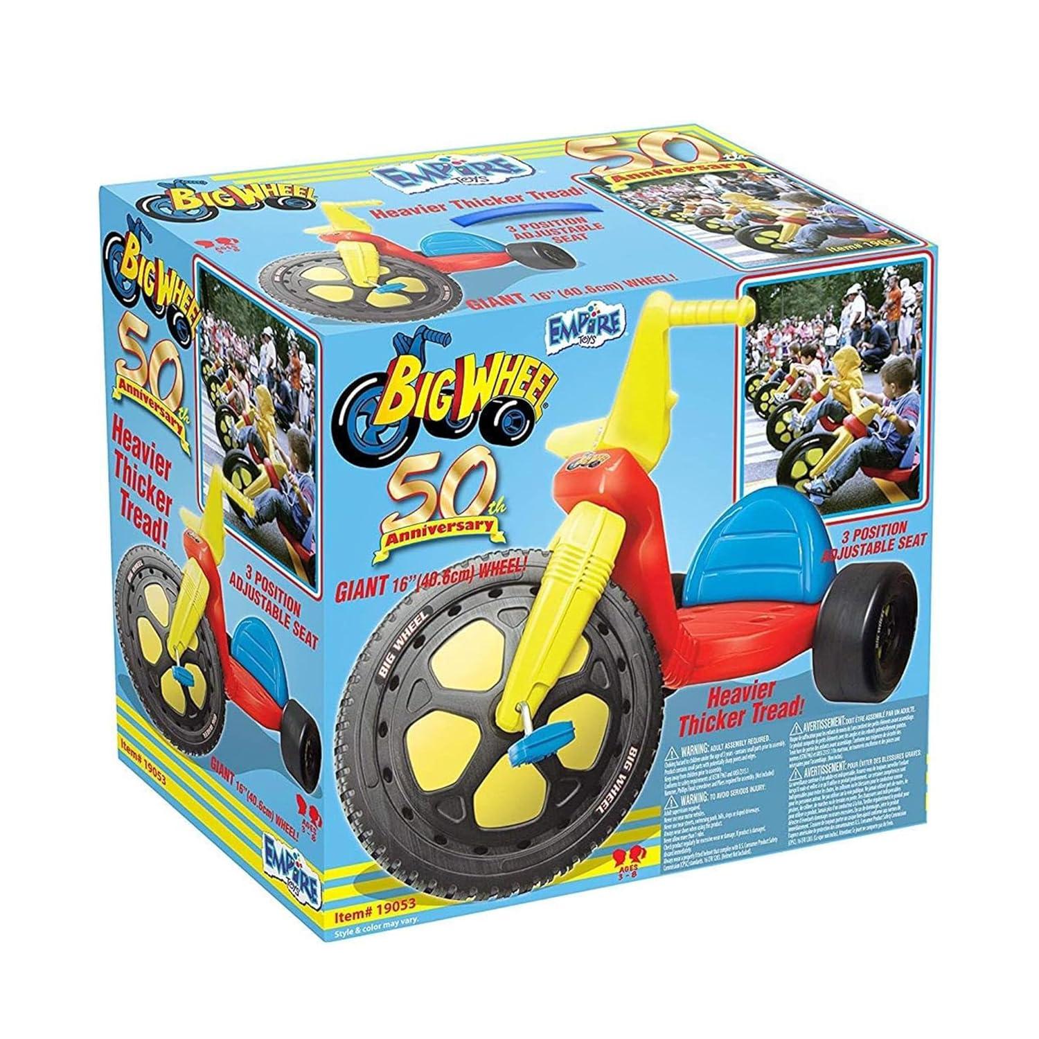 Opportunity Mart The Original Big Wheel 50th Anniversary Ride-On Toy For Kids | 16 Inches