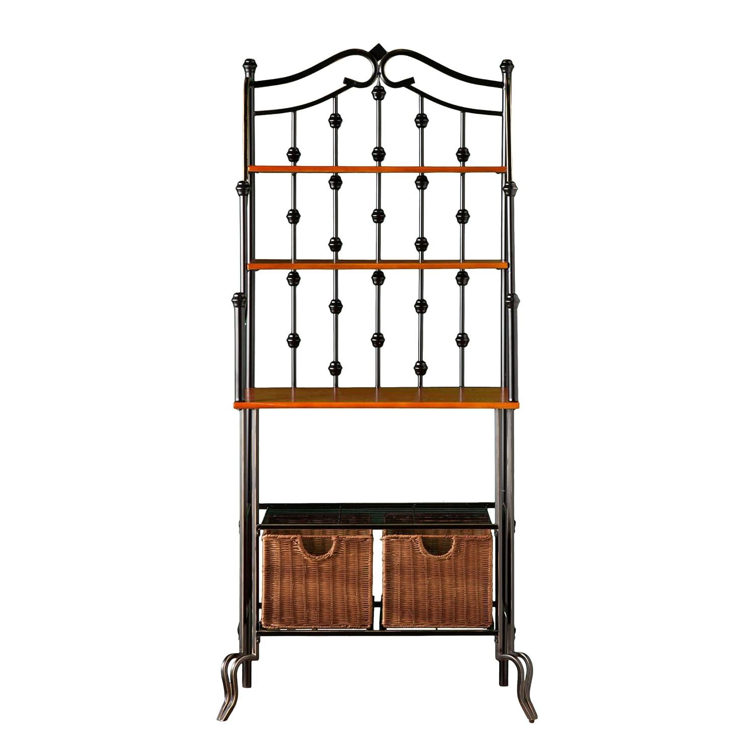 Saint Pierre Bakers Rack - KA0763 - Black/Brown - SEI