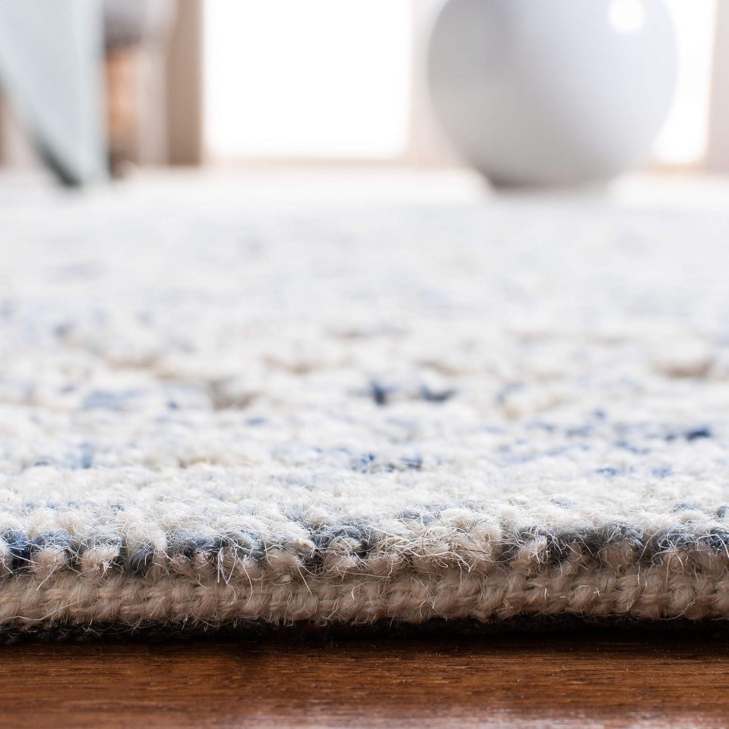 Trace TRC103 Hand Tufted Indoor Accent Rug - Blue/Ivory - 2'6"x4' - Safavieh