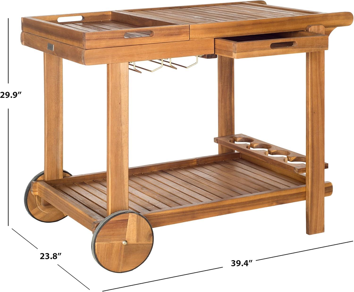 Orland Outdoor Tea Trolley  - Safavieh