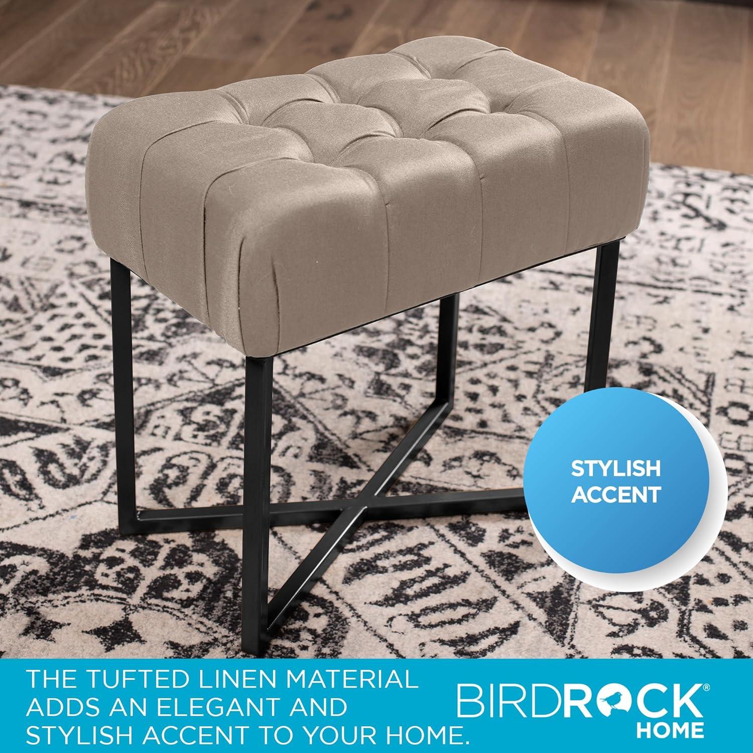 BirdRock Home Upholstered Ottoman