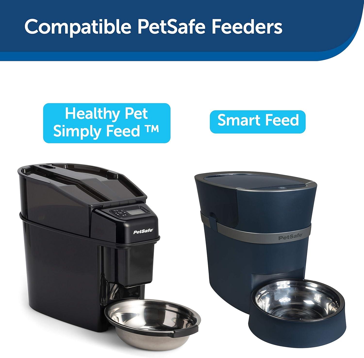 PetSafe 2-Pet Meal Splitter with Bowl - Easily Cleaned, , Food-Grade Material - Designed for PetSafe Smart Feed and Healthy Pet Simply Feed - No-Mess Food Dispensing - Includes Privacy Panel