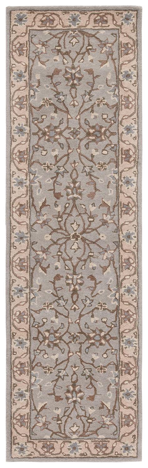 Heritage HG862 Hand Tufted Runner Rug - Beige/Grey - 2'3"x8' - Safavieh.