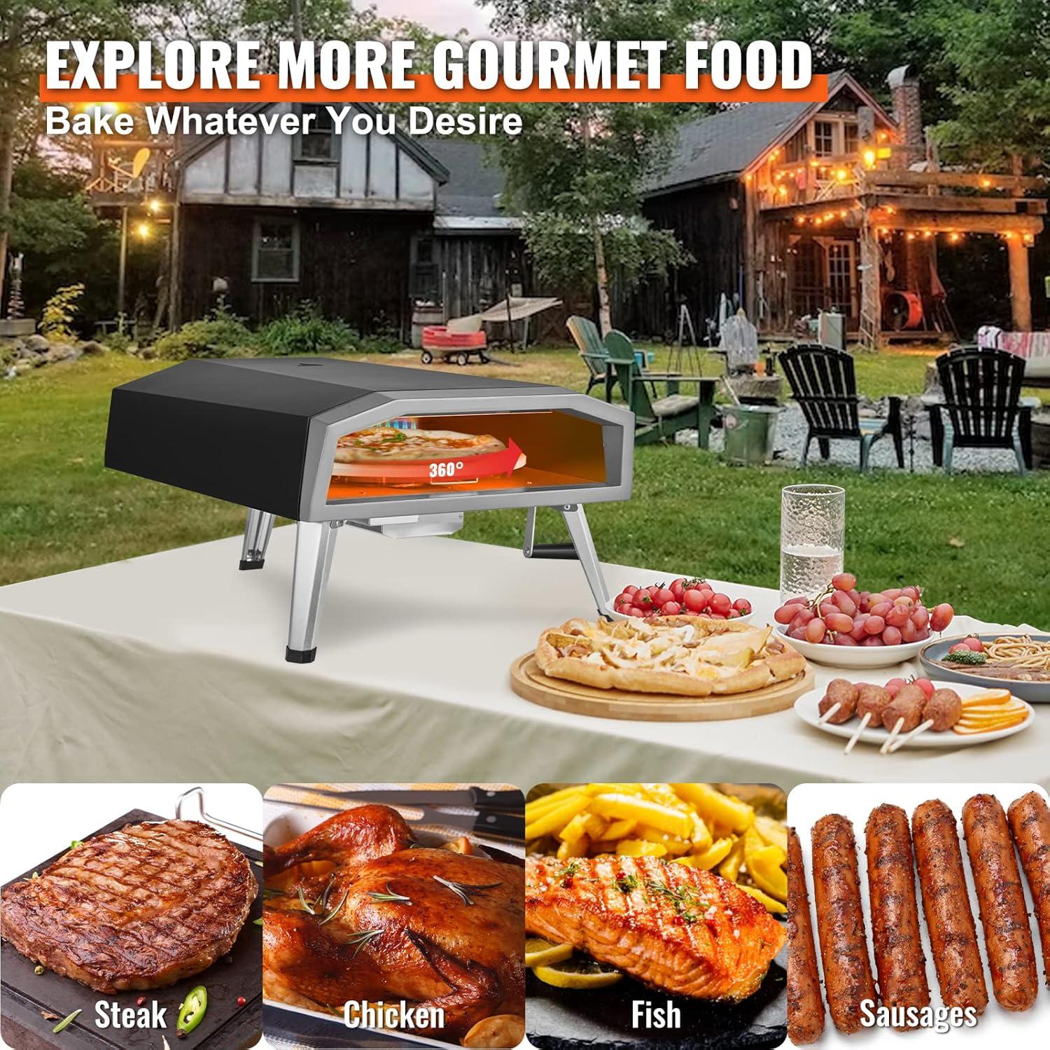 VEVOR VEVOR Stainless Steel Propane Pizza Oven