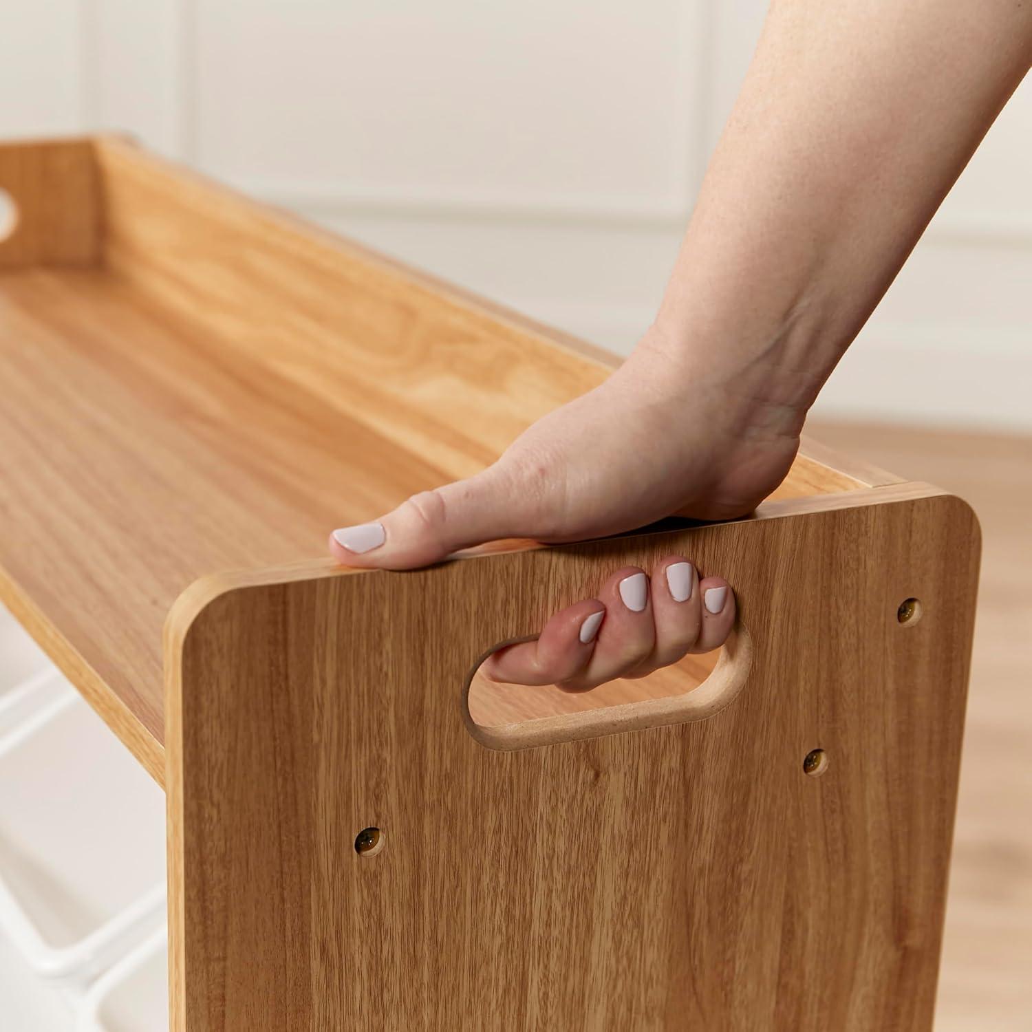 ECR4Kids ECR4Kids 3-Tier Organizer with Shelf and 9 Bins, Toy Storage