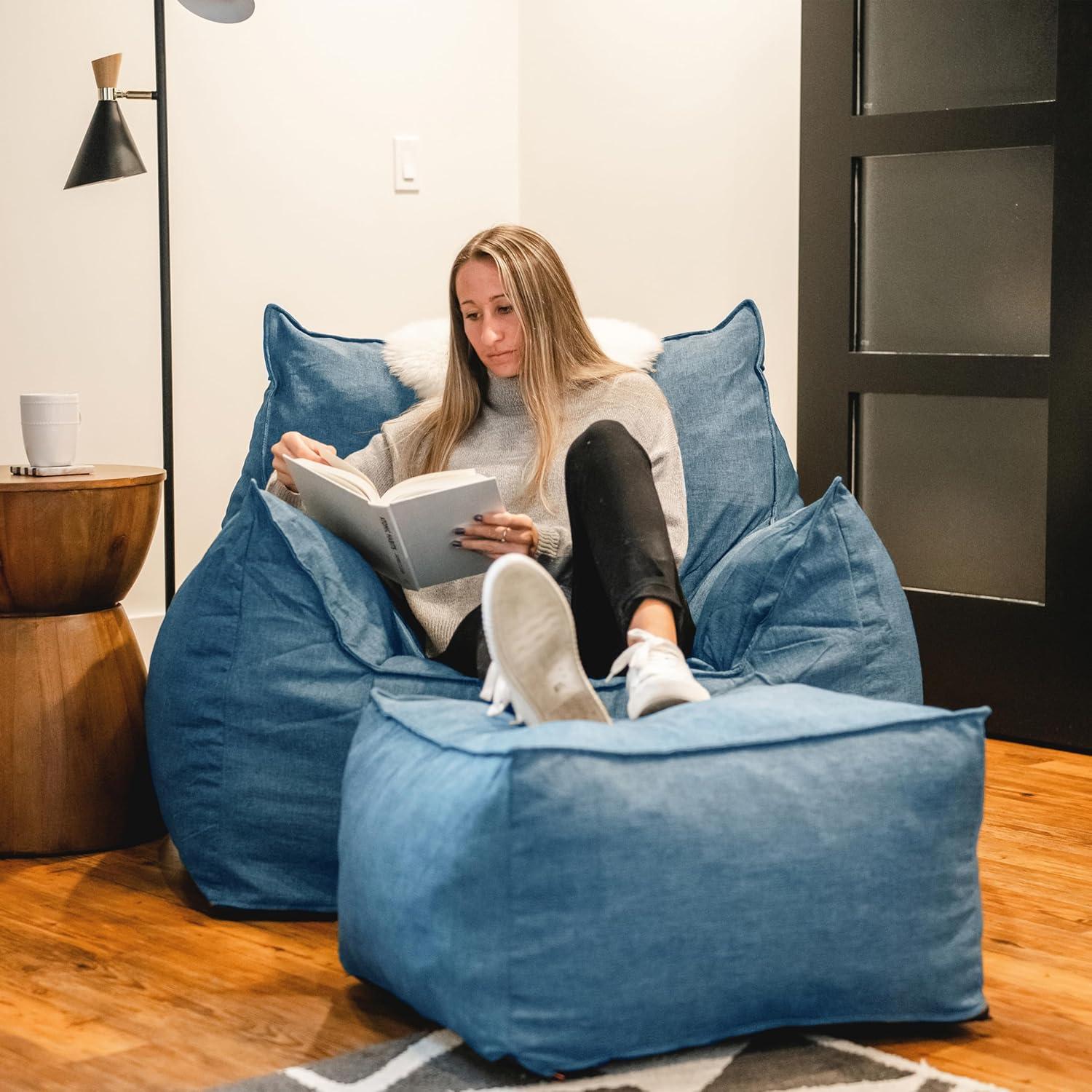 Big Joe Upholstered Pouf