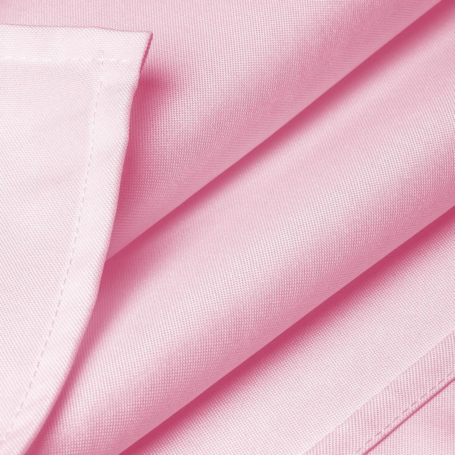 Lann's Linens Solid Color Rectangular Tablecloth