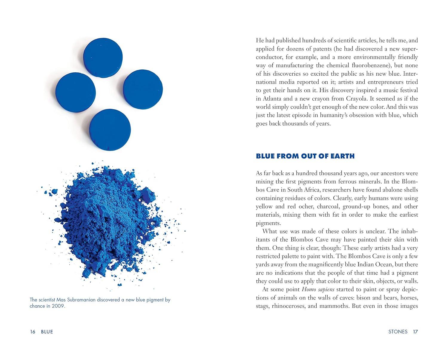 Blue: The Science and Secrets of Nature’s Rarest Color Paperback Book