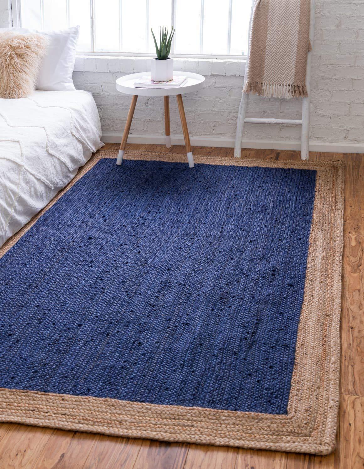 Unique Loom 6' 1 x 9' 0 Goa Braided Jute Rectangle Area Rug