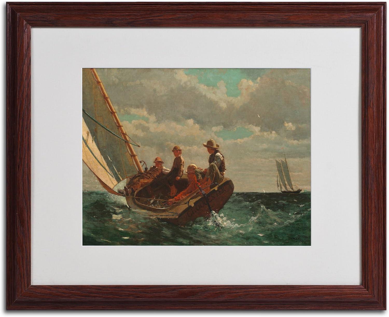 Vault W Artwork " Breezing Up (A Fair Wind) " by Winslow Homer