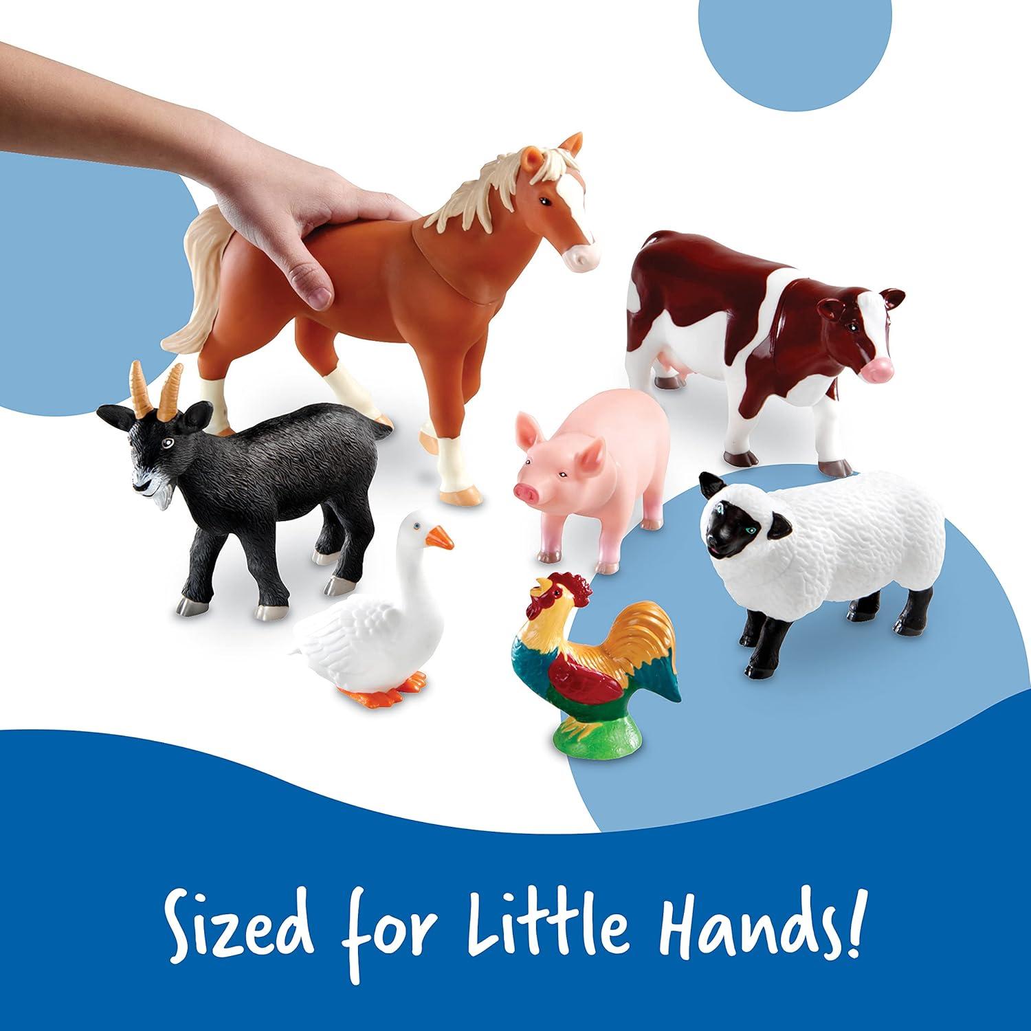 Learning Resources Learning Resources Jumbo Farm Animals, Set Of 7