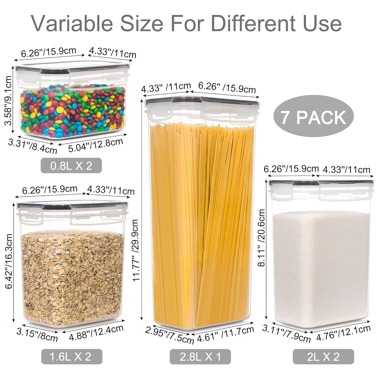 Airtight Food Storage Containers 7 PCS