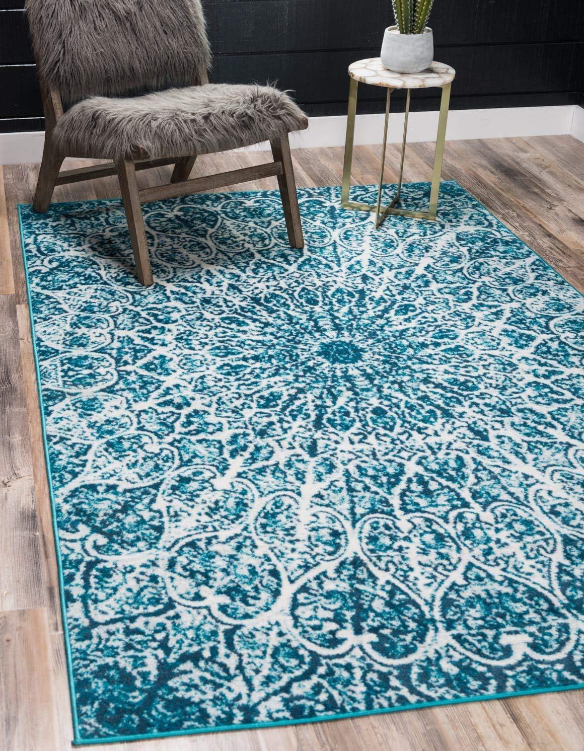 Unique Loom Sofia Grace Geometric Indoor Woven Area Rug