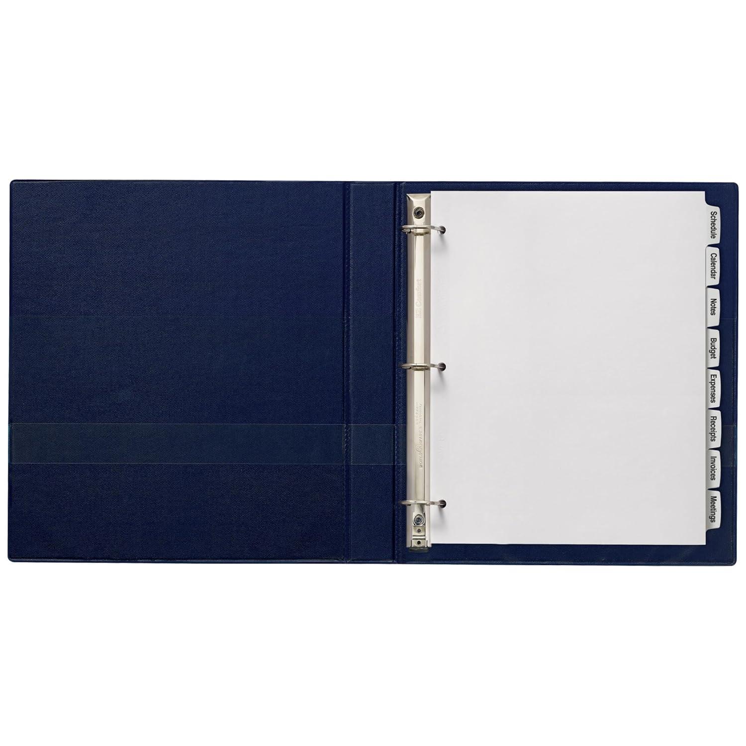 Avery Big Tab Printable Label Dividers, Easy Peel Labels, 8 Tabs