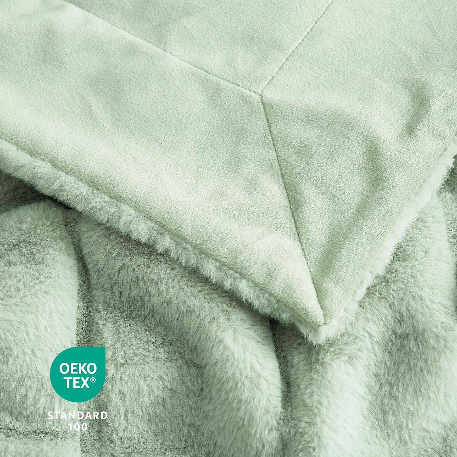 Cozy Bliss Cozy Bliss Faux Fur Throw Blanket Plush Soft Winter Blanket For Sofa Couch, Bedroom, And Living Room