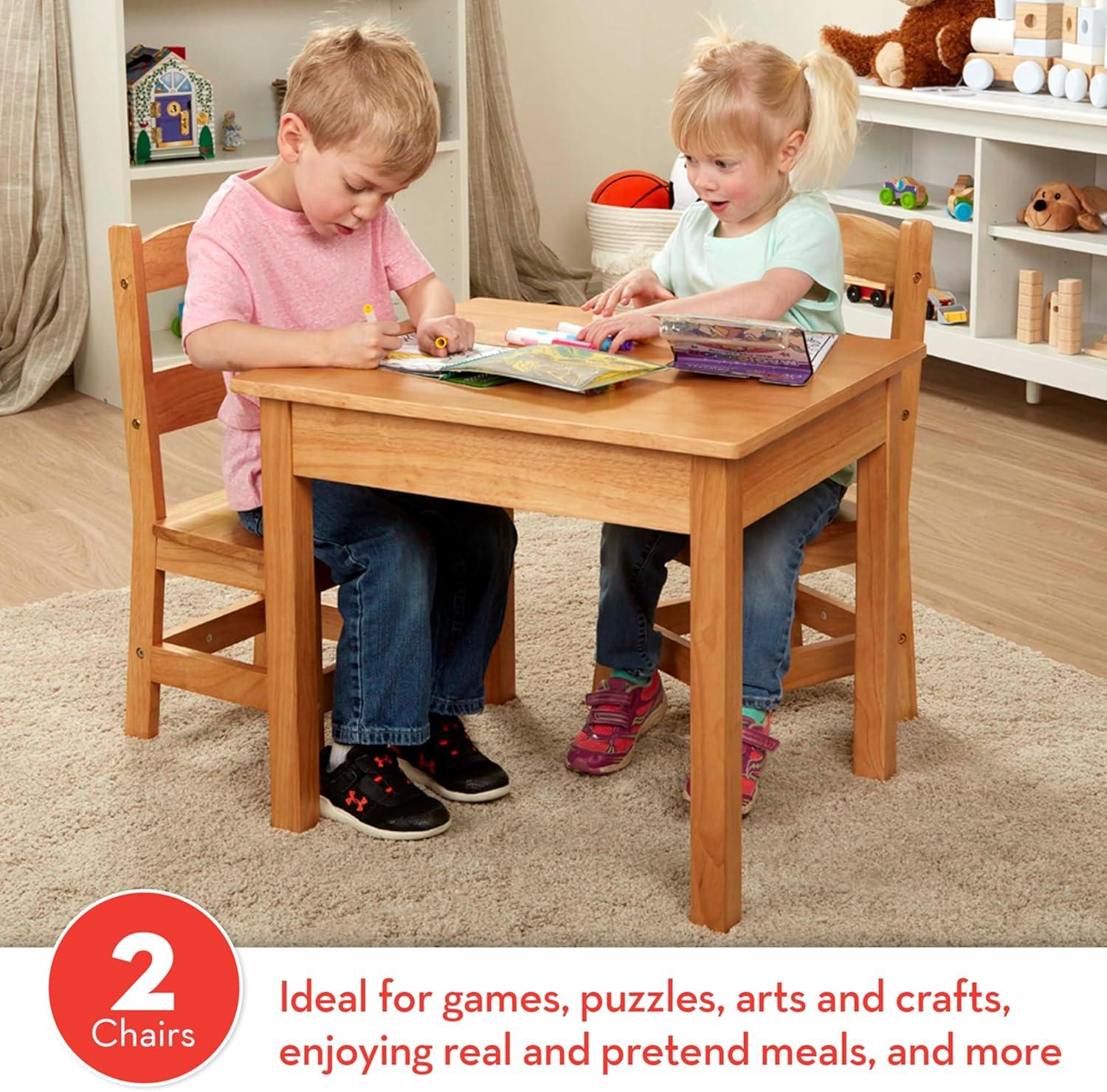 Melissa & Doug Kids Play Or Activity Table and Chair Set