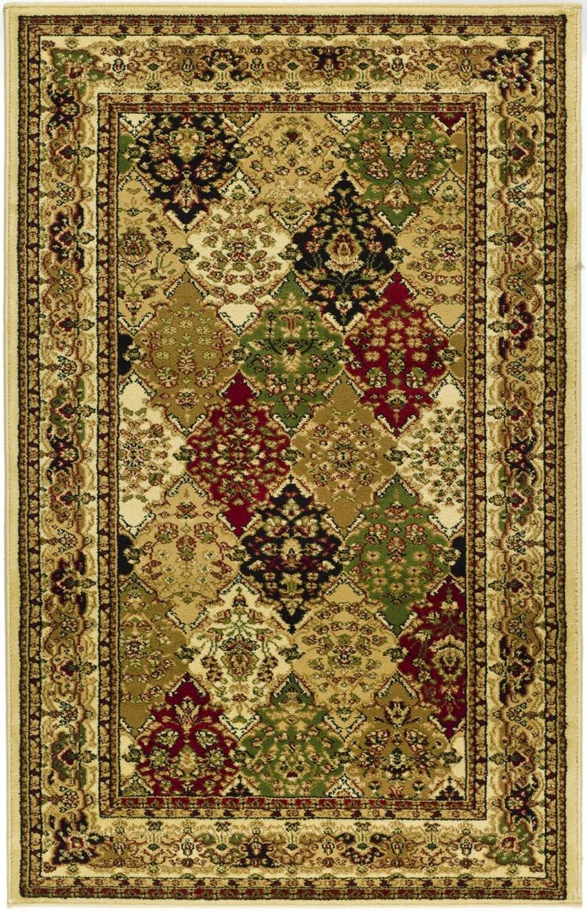 Lyndhurst LNH221 Power Loomed Accent Rug - Multi/Ivory - 3'3"x5'3" - Safavieh