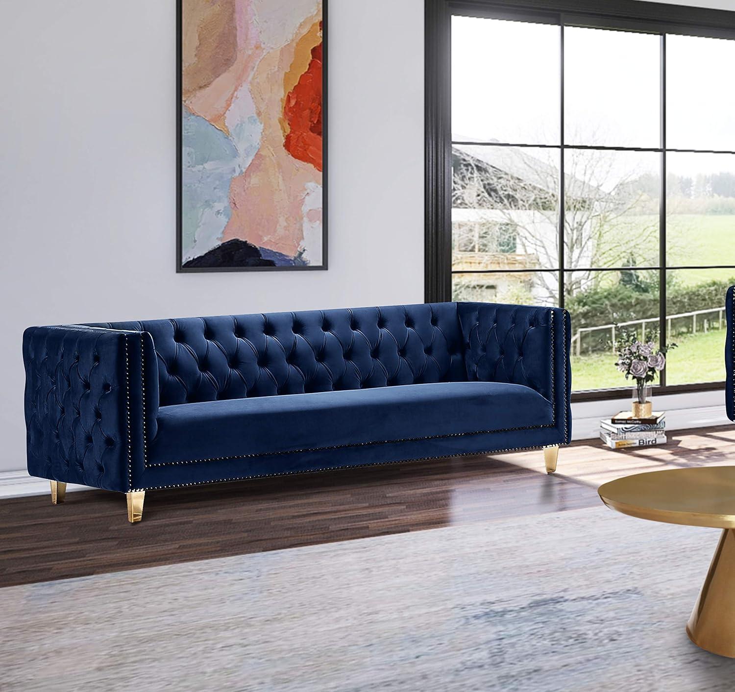 Sickels 90'' Velvet Sofa